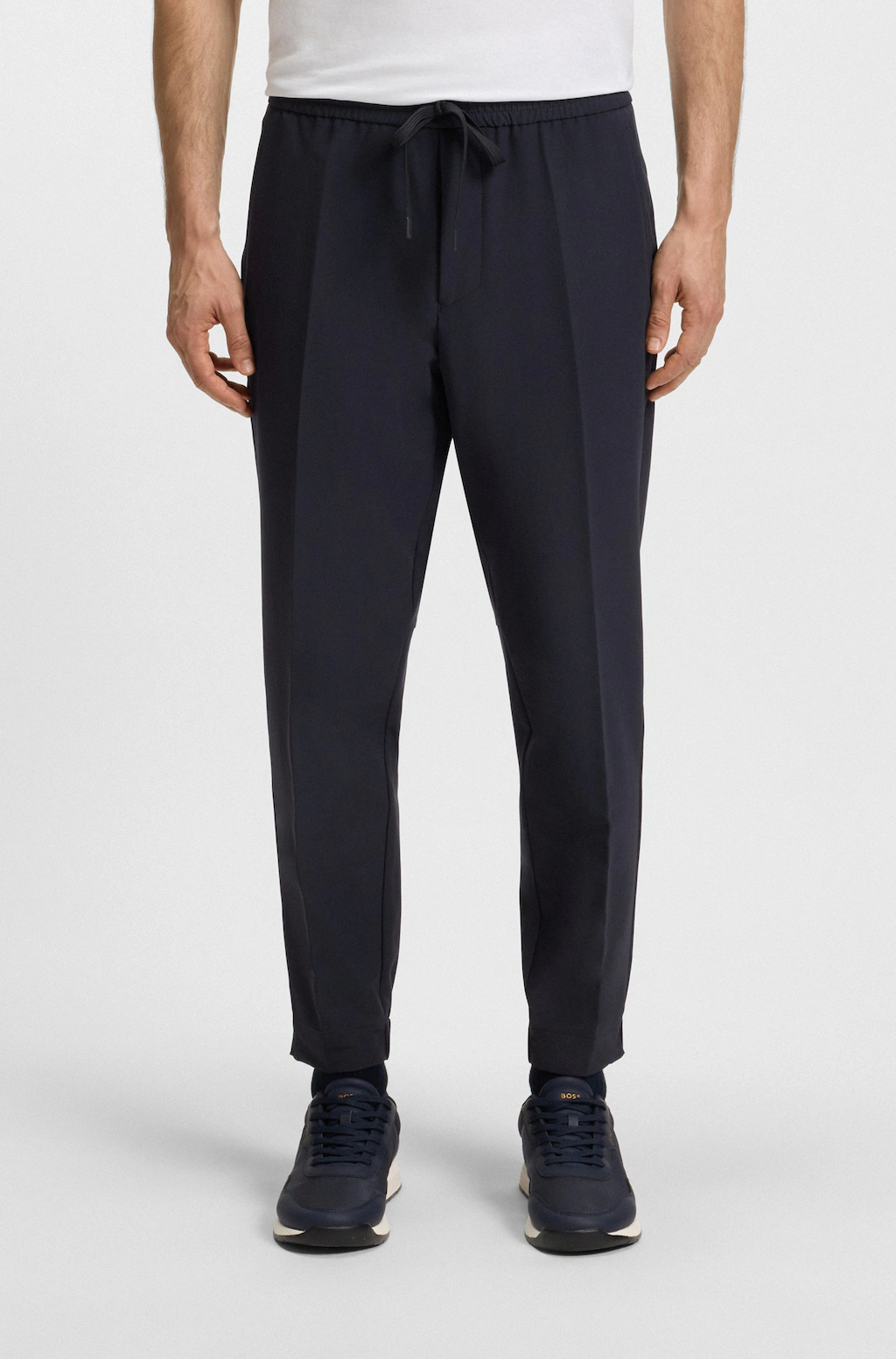 BOSS GREEN Stretch-Hose "T Flex", mit elastischem Bund und Kordelzug Stretc günstig online kaufen