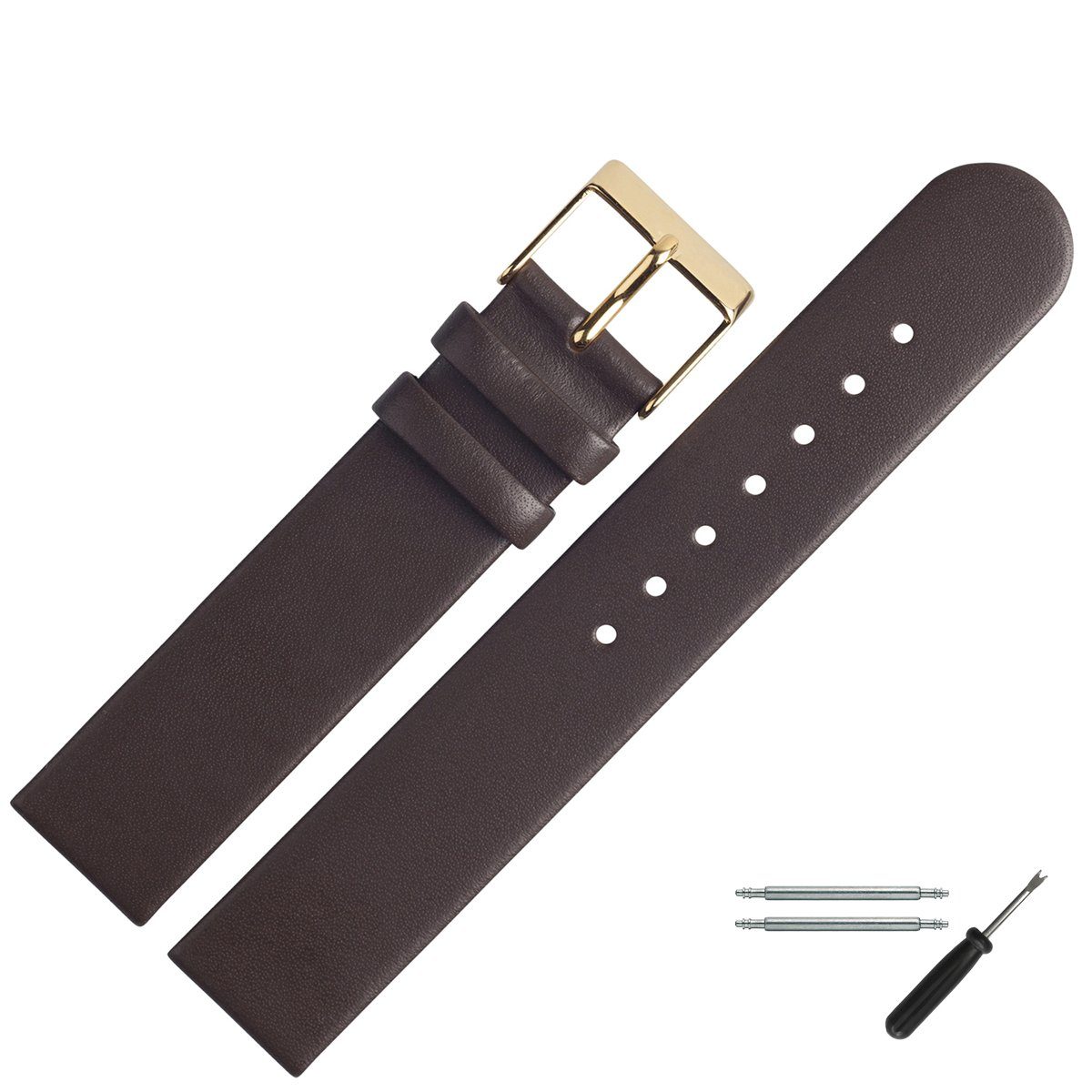 MARBURGER Uhrenarmband 18mm Leder günstig online kaufen