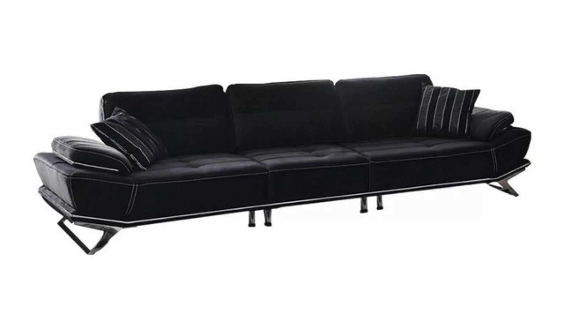 JVmoebel Sofa Modern Schwarz Farbe 3-Sitzer Sofa Komfort und Stil in einem günstig online kaufen
