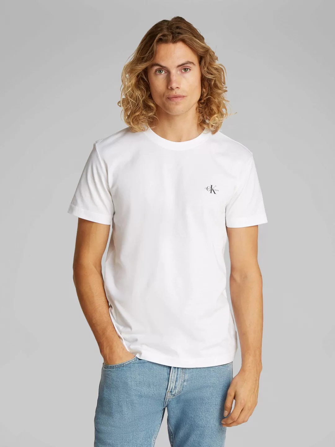 Calvin Klein Jeans T-Shirt 2 PACK MONOLOGO T-SHIRT (Packung, 2er-Pack) mit günstig online kaufen