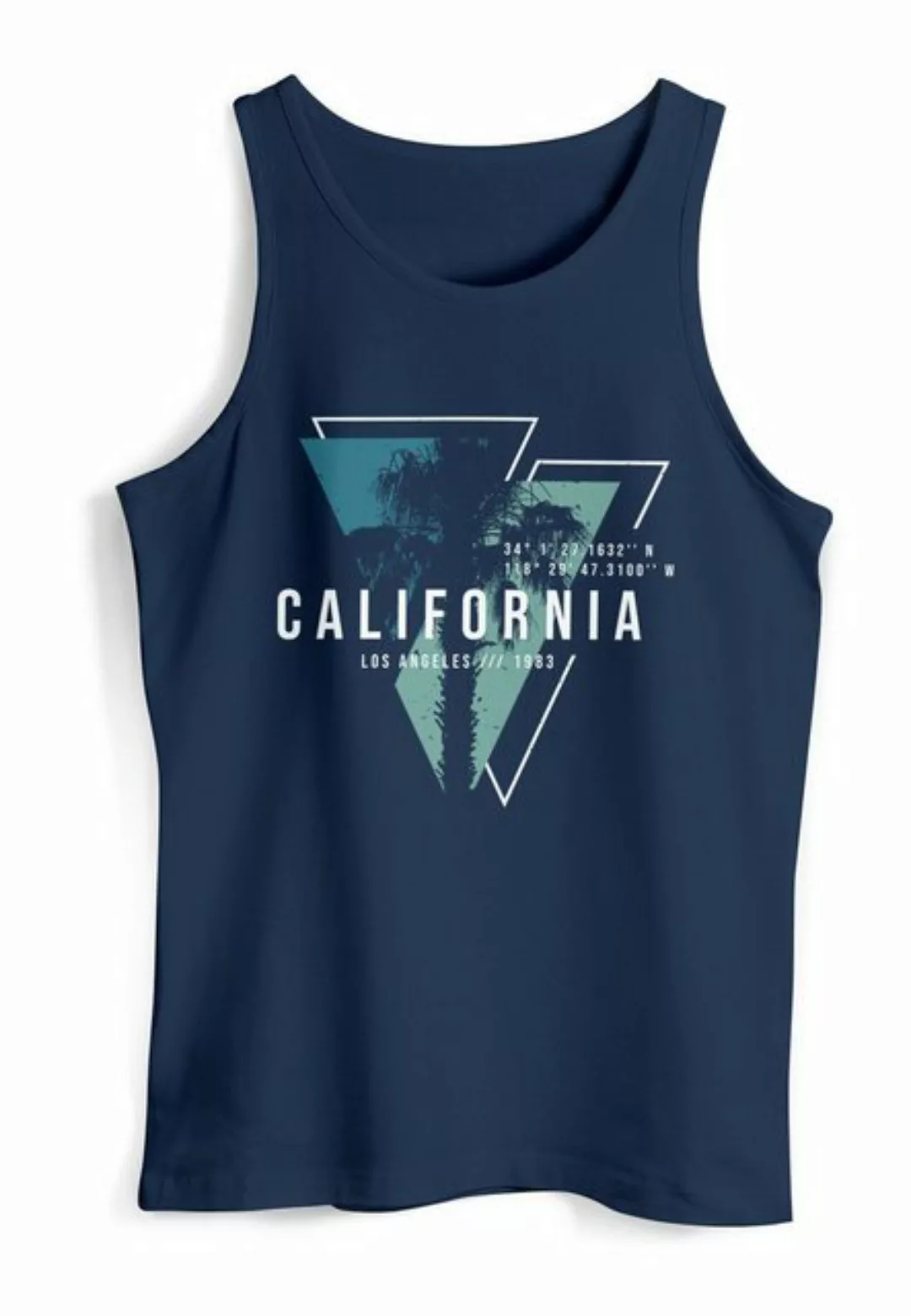 Neverless Tanktop Herren Tank-Top California Los Angeles Surfing Motiv Somm günstig online kaufen