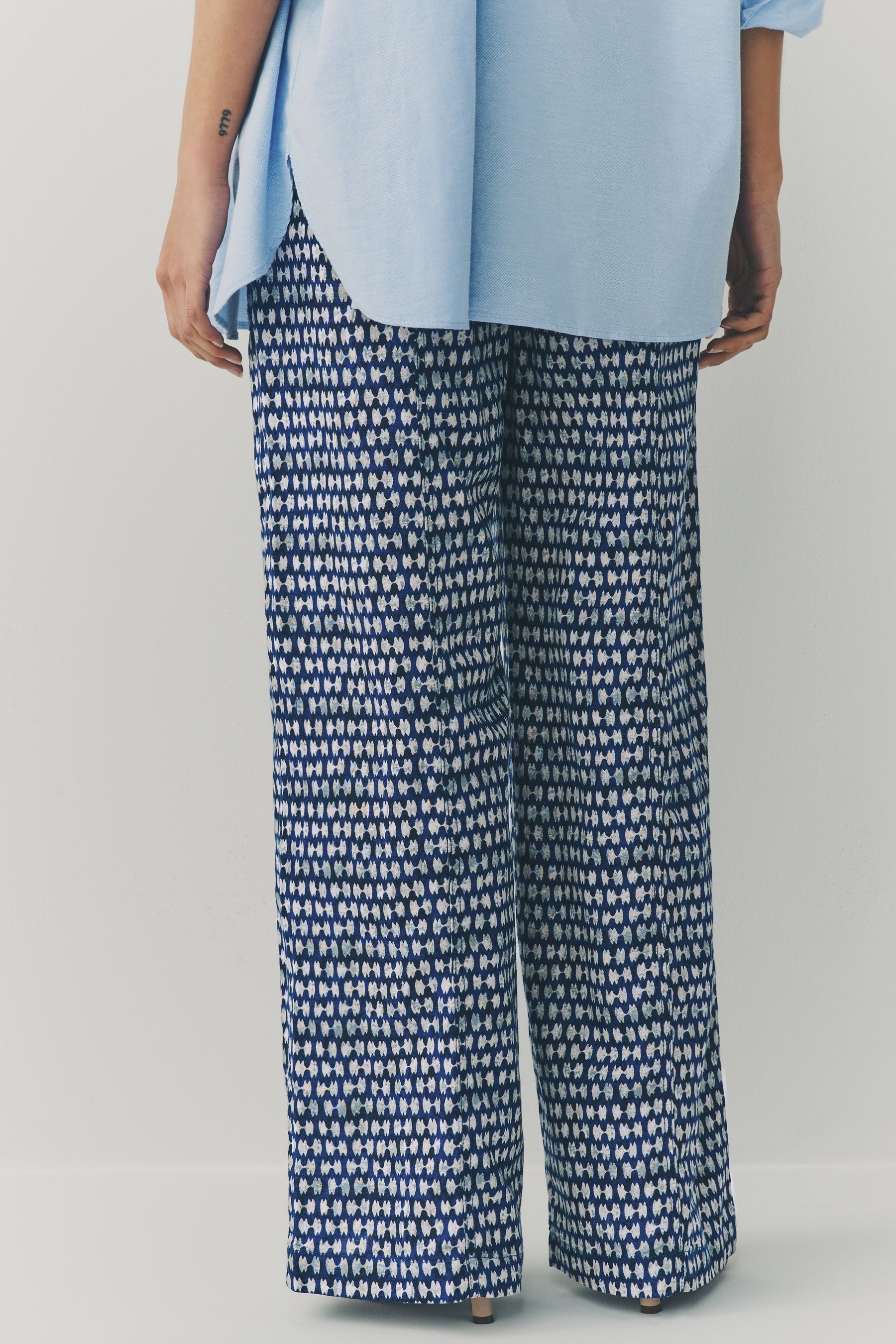 Next Palazzohose Weite Hose aus Leinengemisch günstig online kaufen