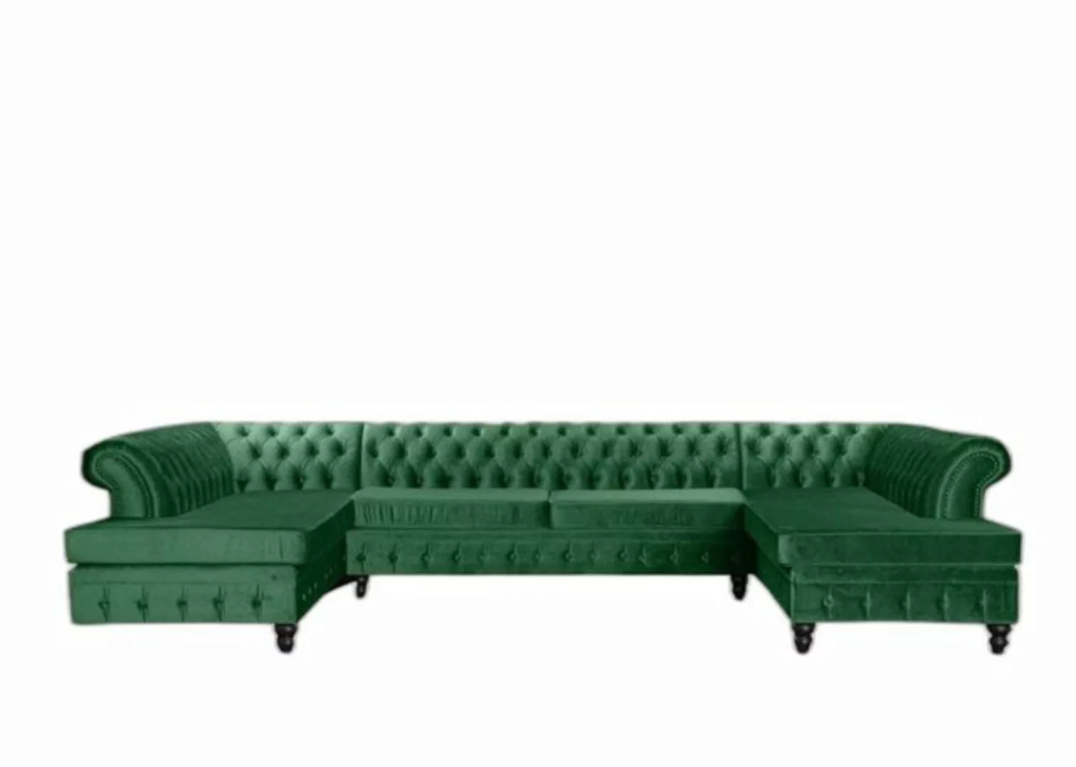 Xlmoebel Ecksofa Grau Chesterfield Dreisitzer Exklusiv Wohnraumartikel Neu günstig online kaufen