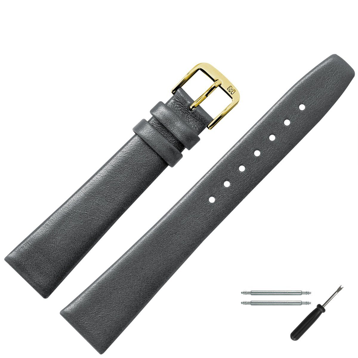 MARBURGER Uhrenarmband 20mm Leder günstig online kaufen
