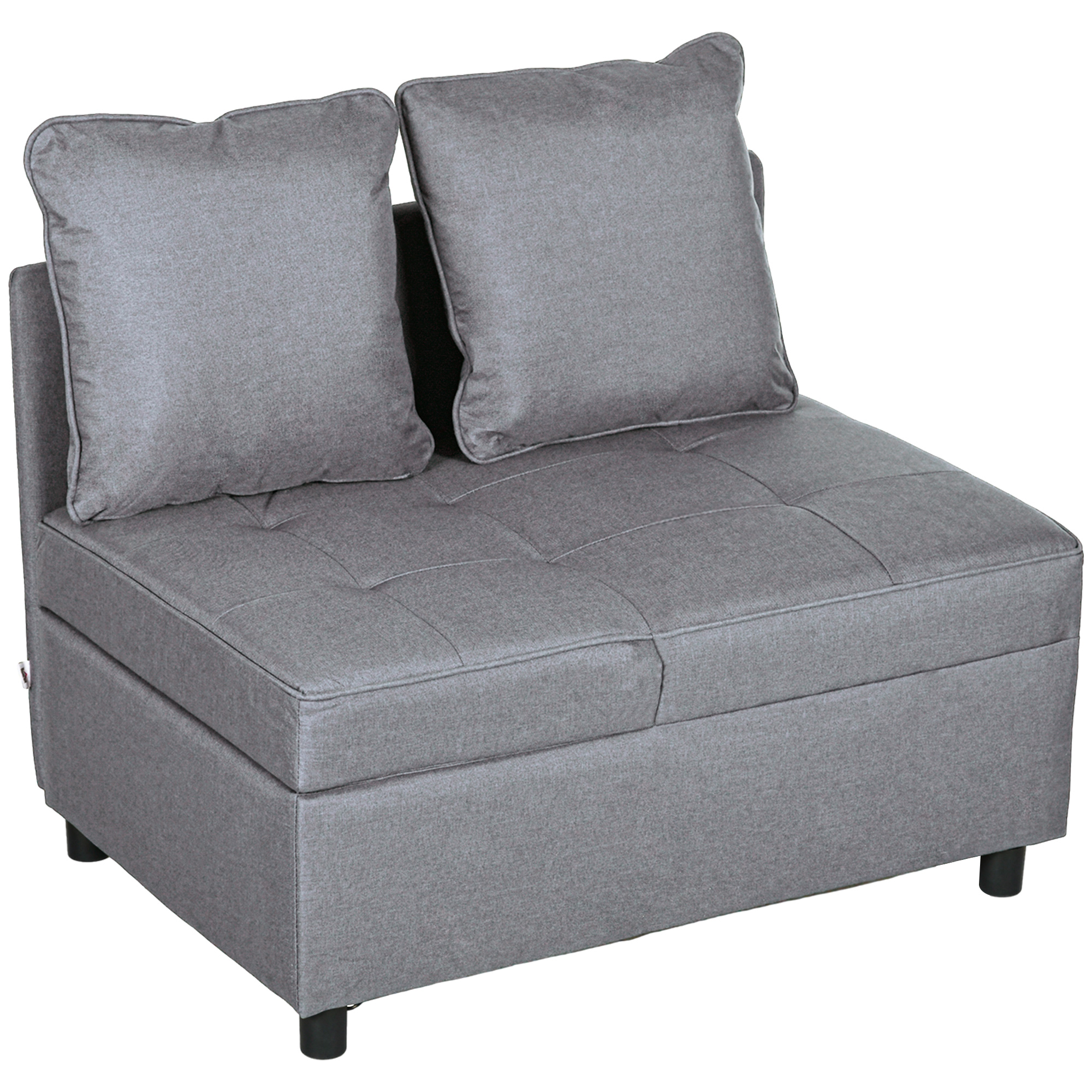 HOMCOM Schlafsessel 3-in-1 Ausziehbares Schlafsofa mit Bettfunktion 2 Sitze günstig online kaufen