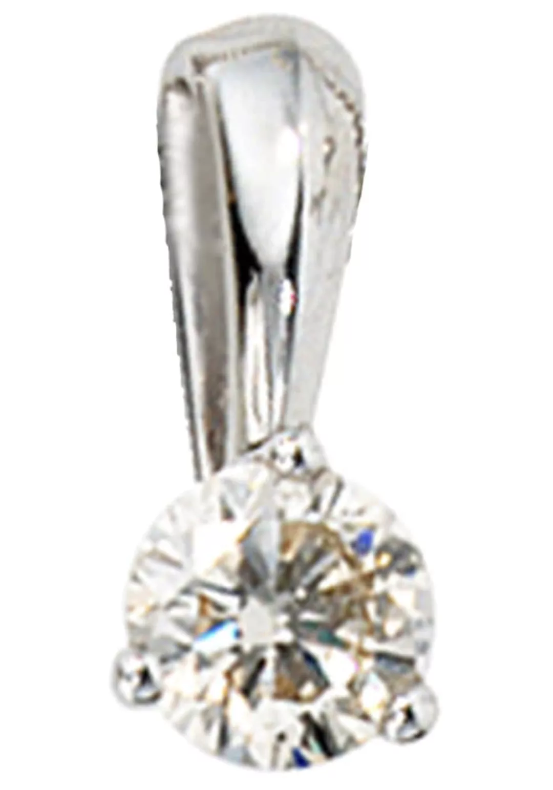 JOBO Kettenanhänger "Anhänger mit Diamant", 585 Weißgold günstig online kaufen