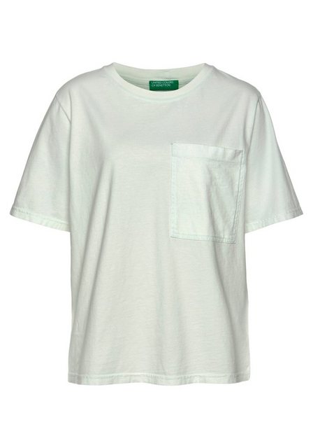 United Colors of Benetton T-Shirt mit einer großen, aufgesetzten Brusttasch günstig online kaufen