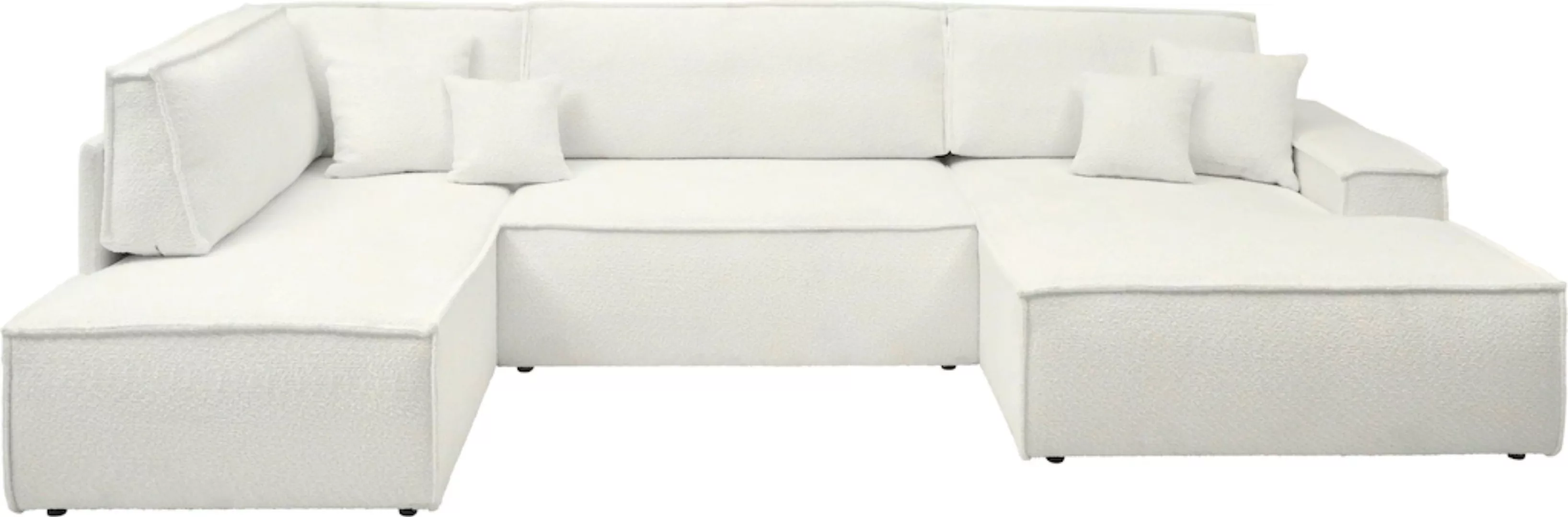 andas Wohnlandschaft "FINNLEY U-Form XXL 329 cm, Schlafsofa, Schlaffunktion günstig online kaufen