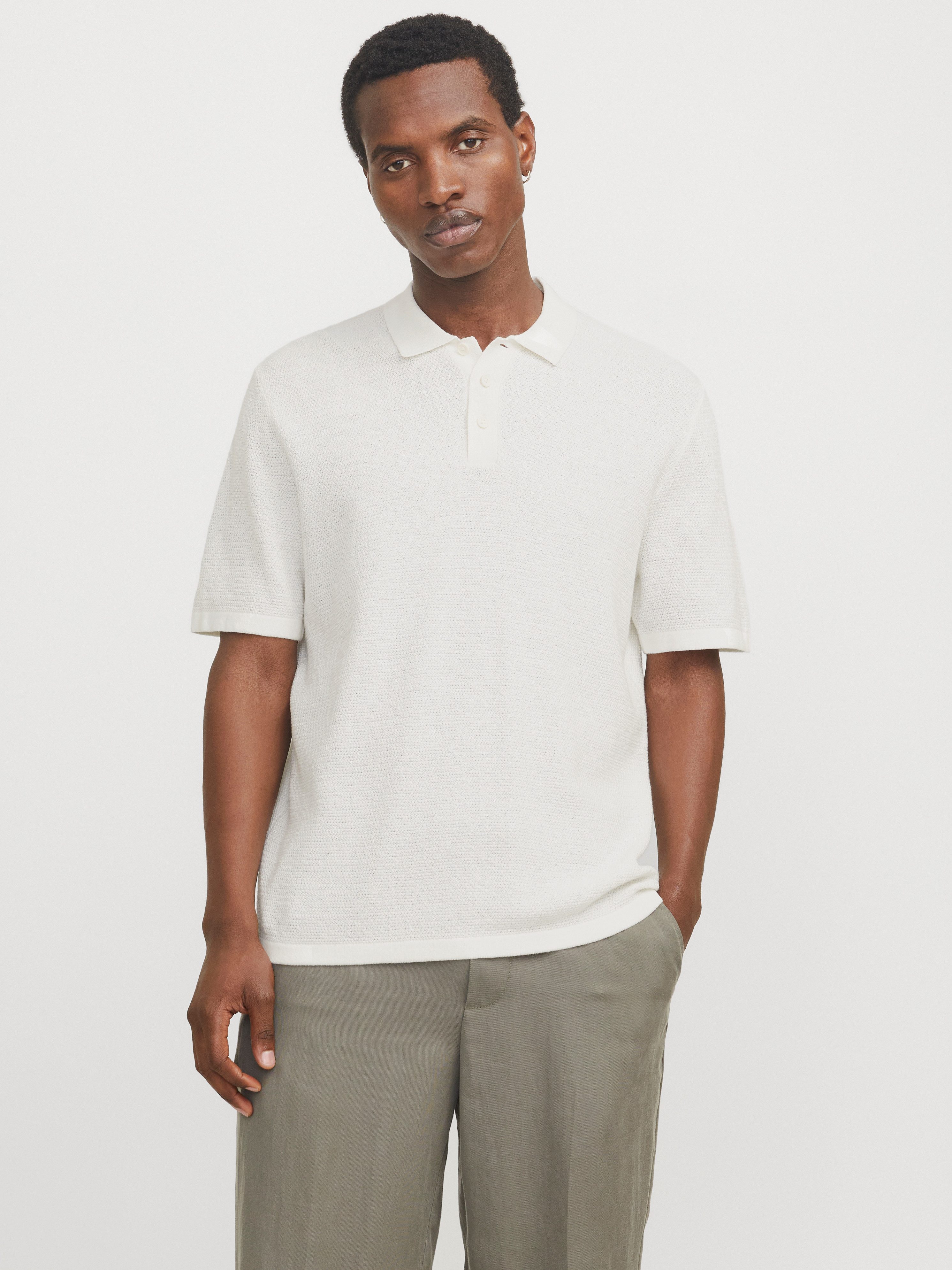 Jack & Jones Kurzarmpullover JJEGEORGE KNIT günstig online kaufen