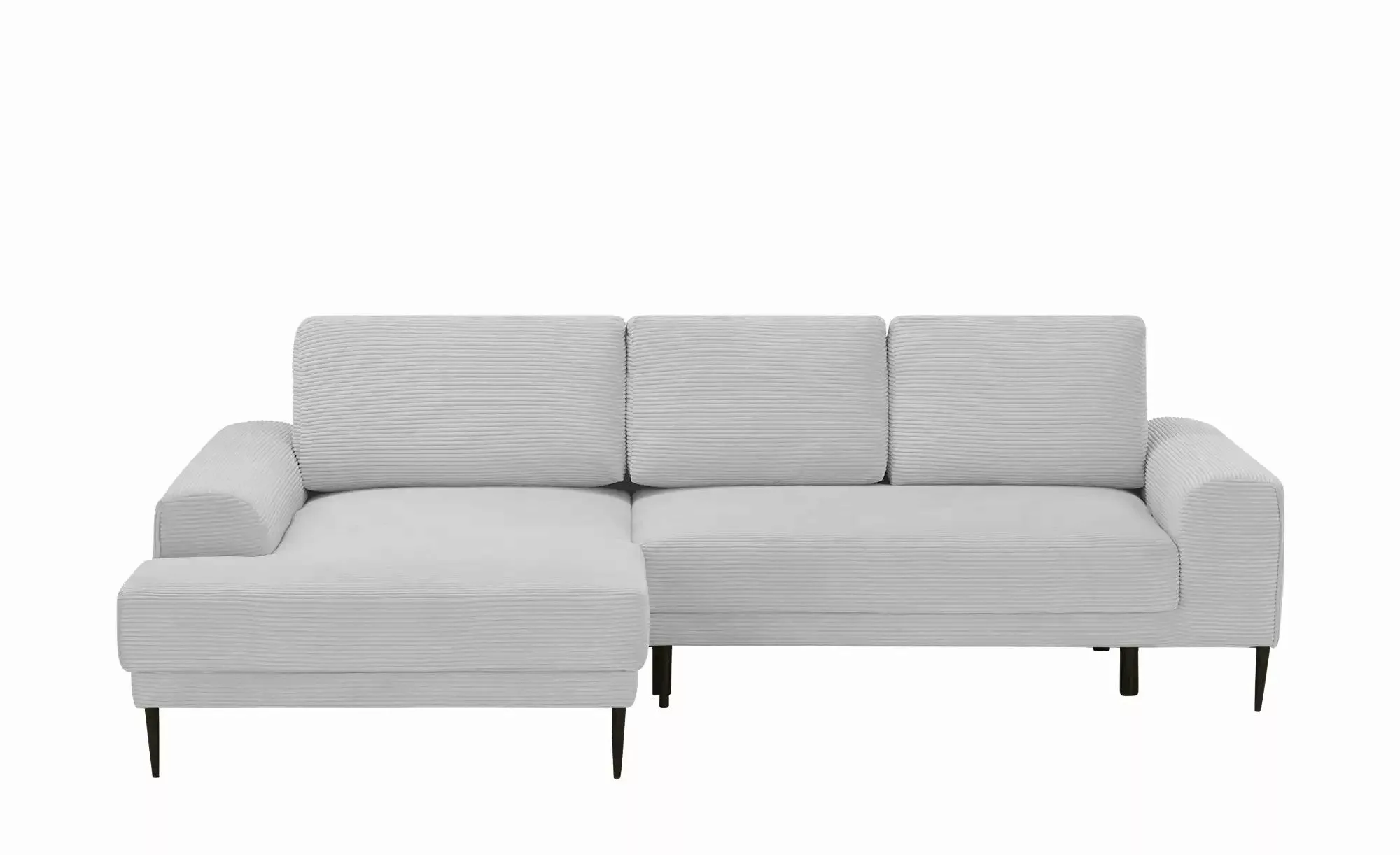 switch Ecksofa aus Cord Capitol ¦ silber ¦ Maße (cm): B: 276 H: 89 T: 175 P günstig online kaufen