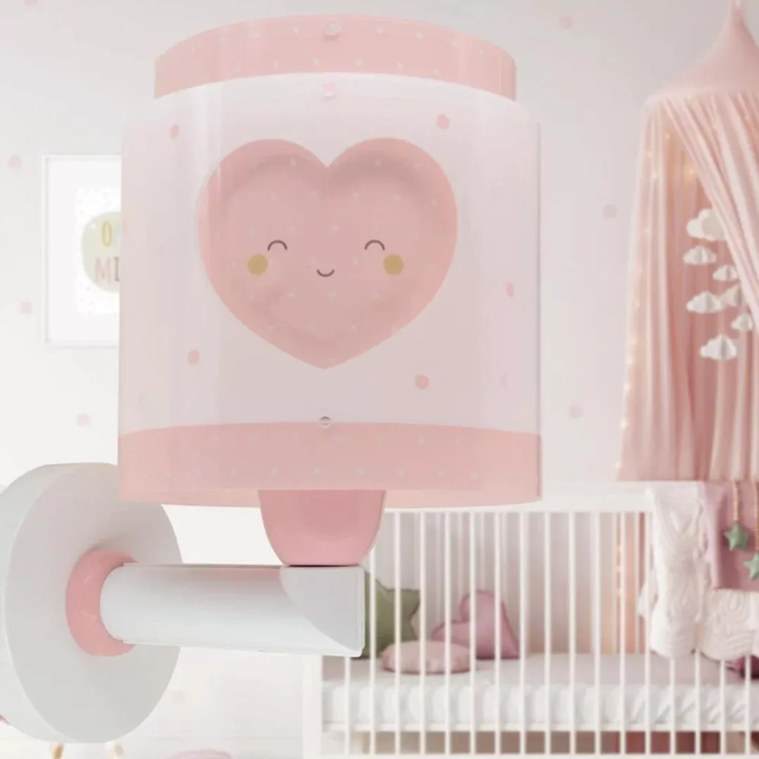 Dalber Baby Dreams Wandleuchte mit Stecker, pink günstig online kaufen