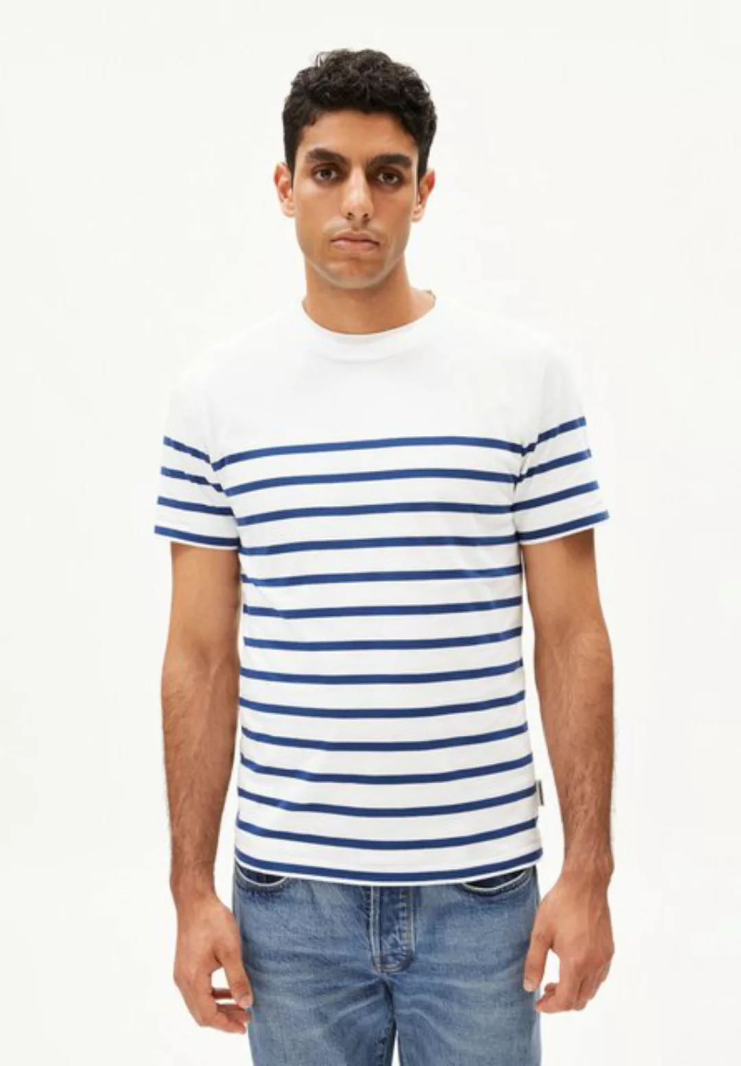 Armedangels T-Shirt AADROS STRIPES Herren (1-tlg) T-Shirt Regular Fit aus B günstig online kaufen