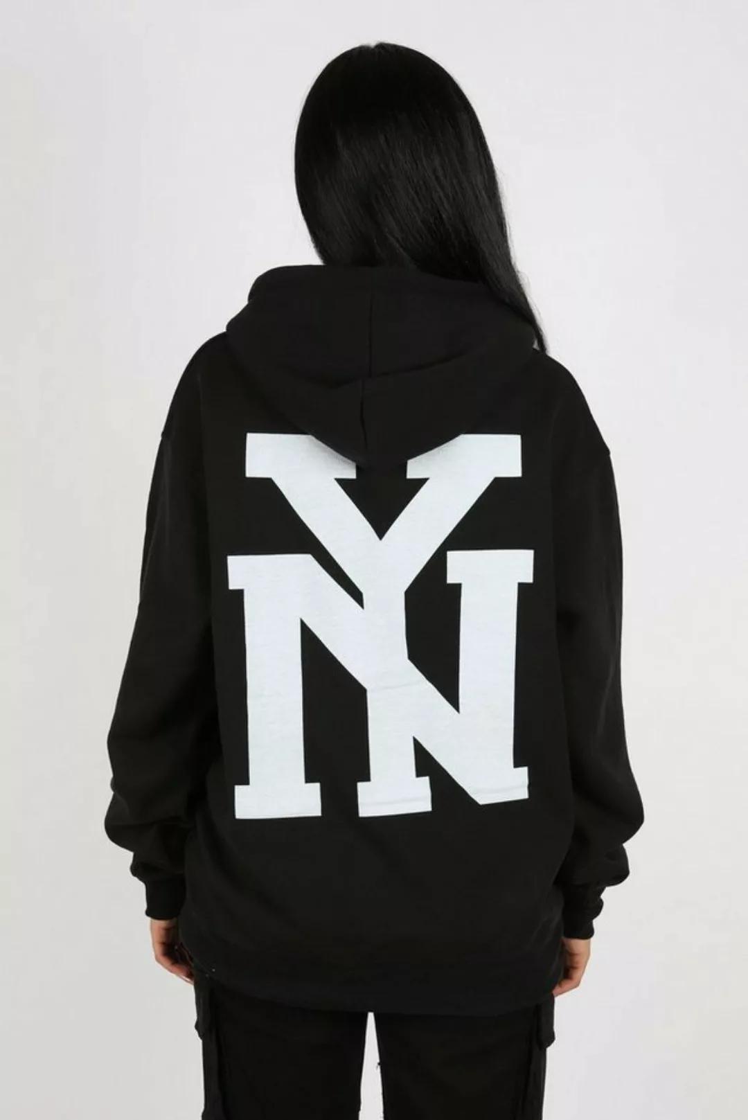 Worldclassca Hoodie Worldclassca Oversized NEW YORK Hoodie Print Kapuzenpul günstig online kaufen