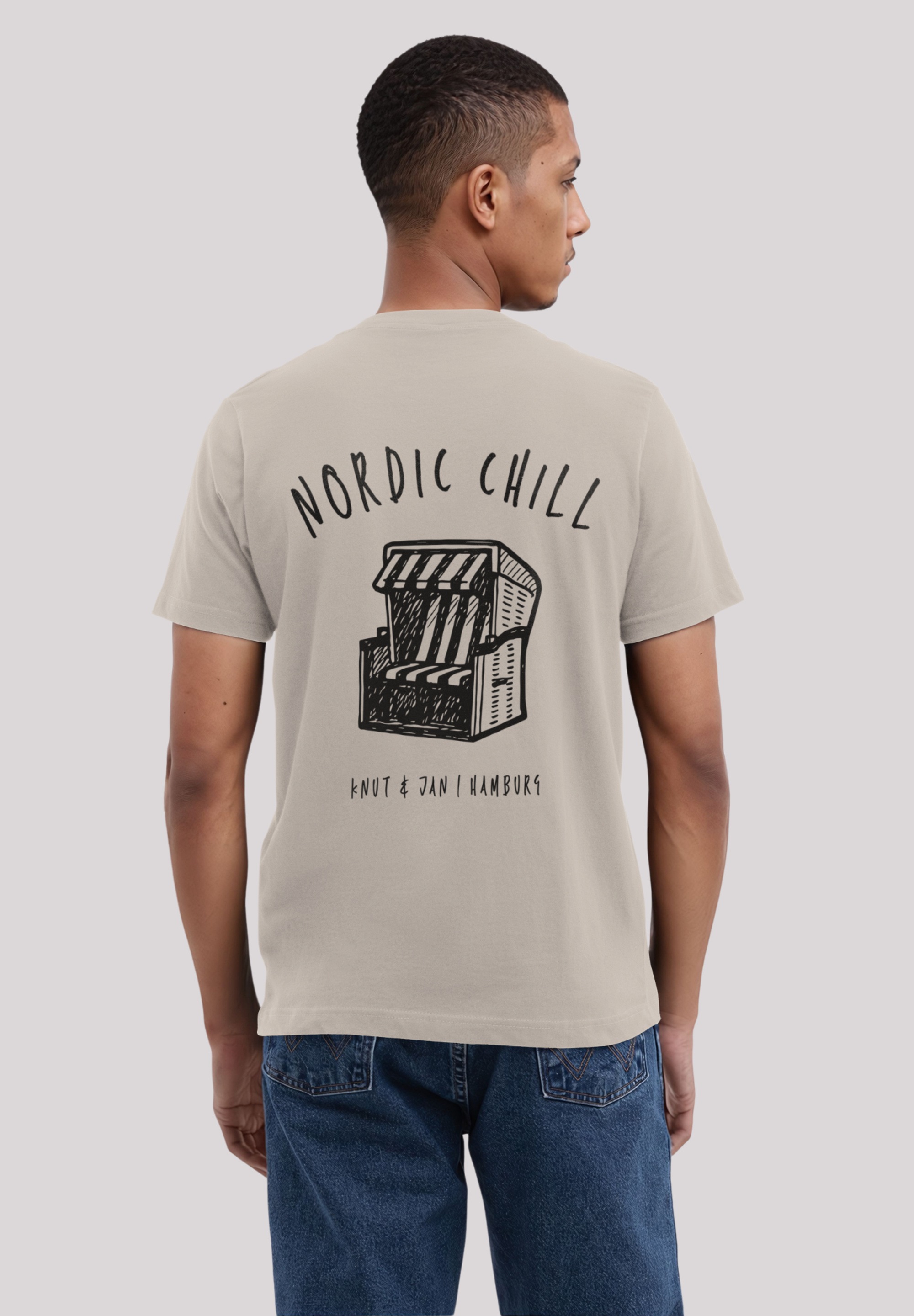 F4NT4STIC T-Shirt "Knut und Jan Scribble Logo", Osteee Kollektion, Urlaub, günstig online kaufen