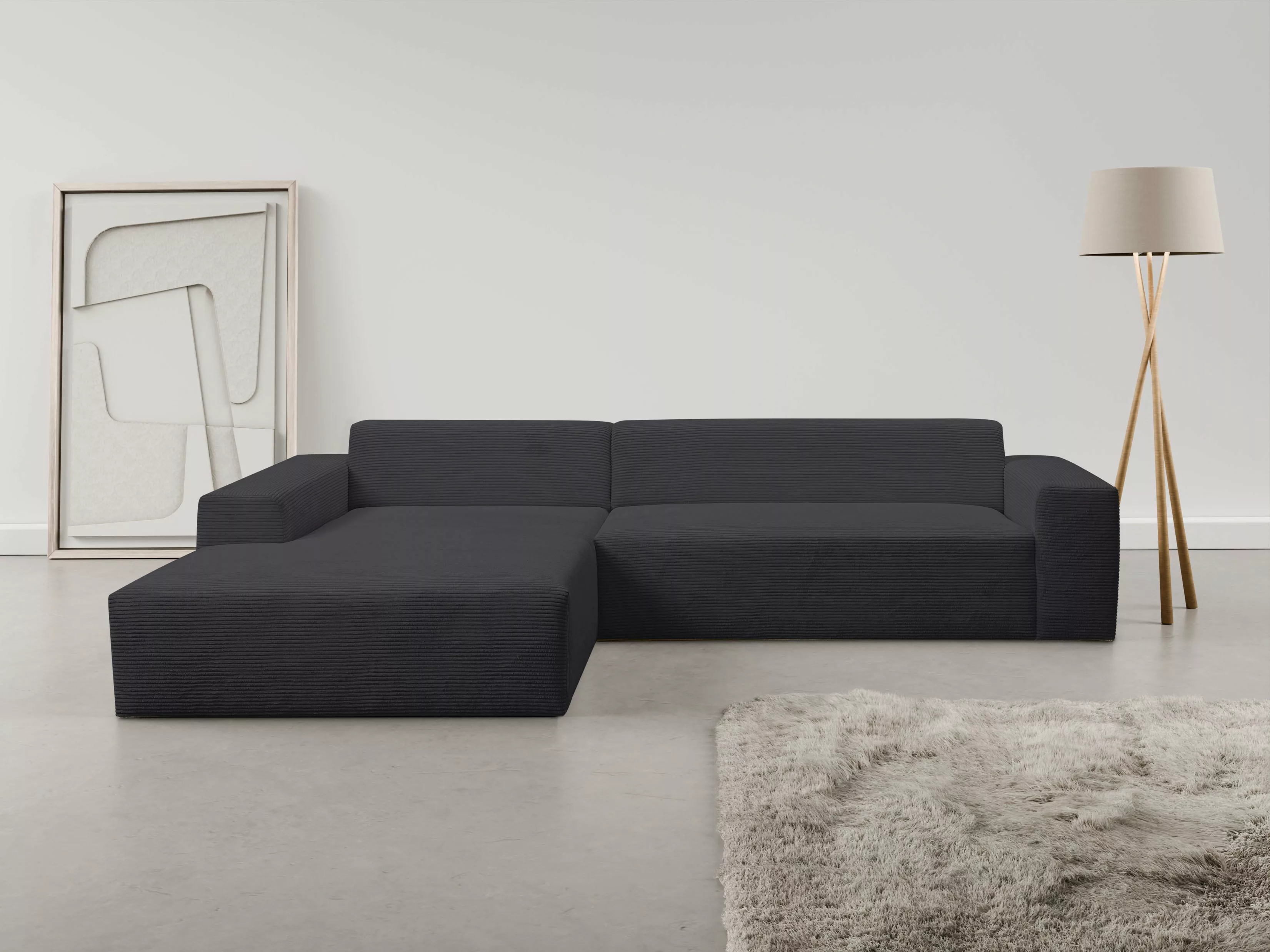 WERK2 Ecksofa "Zeus-XL", Curvy Trend Garnitur mit urbaner Optik günstig online kaufen