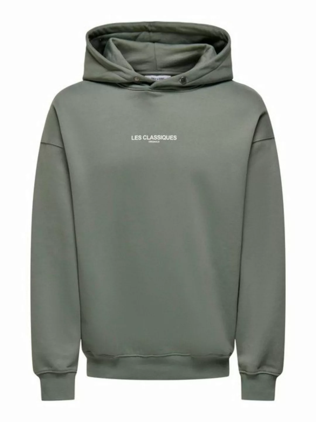 ONLY & SONS Strickpullover Hoodie langarm locker geschnitten Kapuzenpullove günstig online kaufen