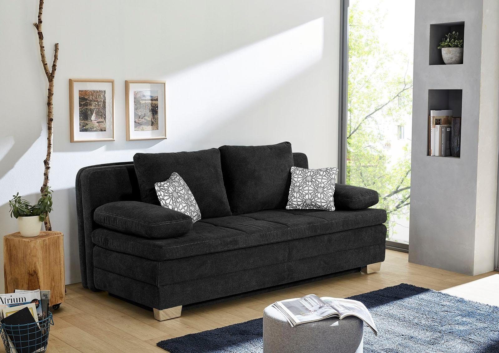 Jockenhöfer Gruppe Schlafsofa "Lincoln", mit Bettfunktion und Bettkasten, a günstig online kaufen