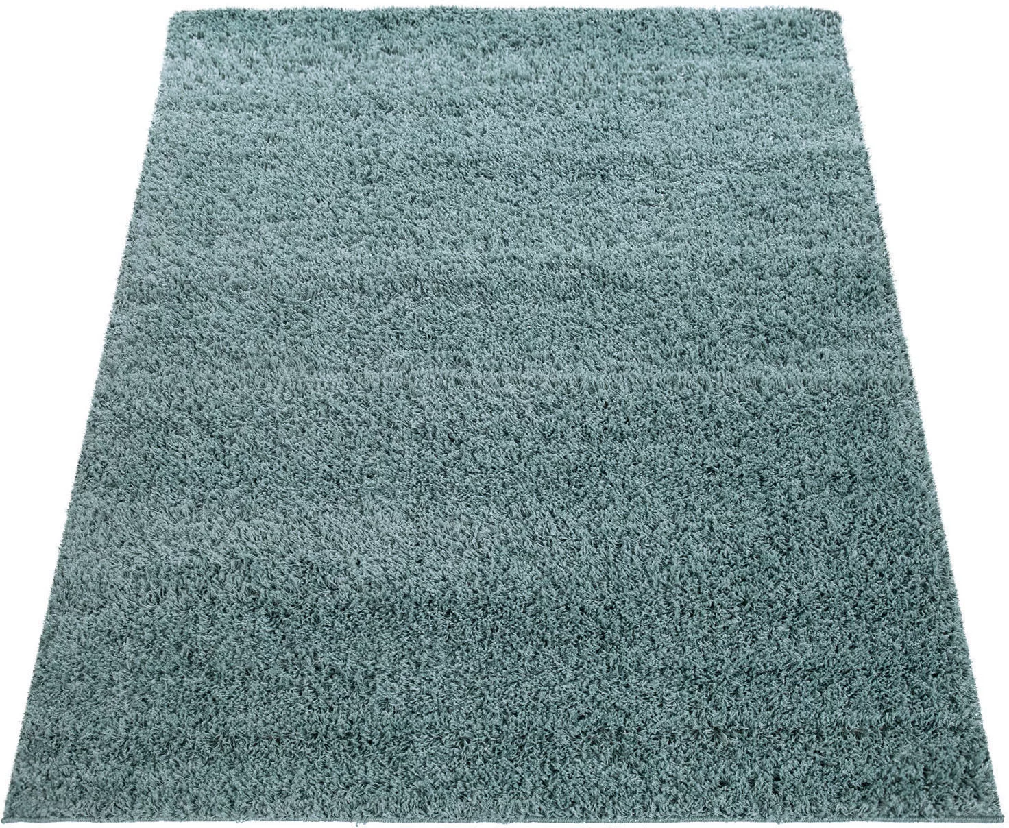 Paco Home Teppich »Twister 500«, rechteckig, Uni Hochflor Shaggy mit hoher günstig online kaufen