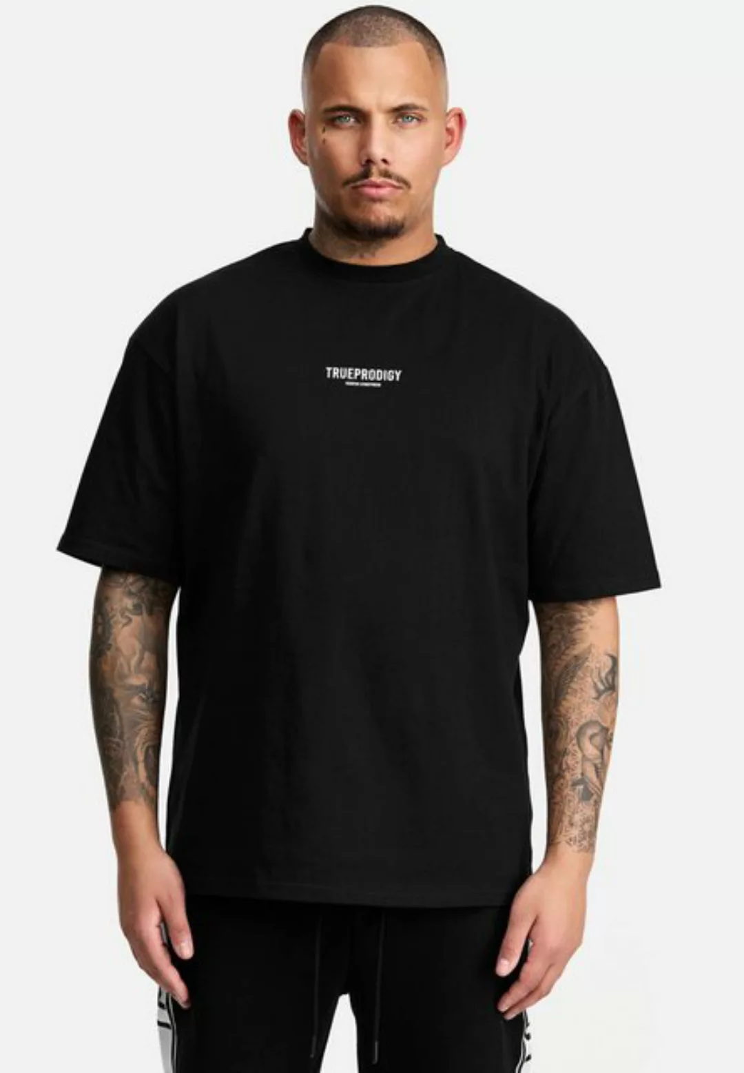trueprodigy Oversize-Shirt Oliver Logoprint Rundhals dicker Stoff günstig online kaufen
