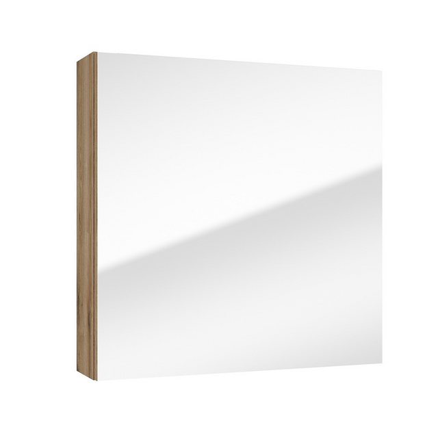 Lomadox Spiegelschrank RIVA-107 60 cm breit in Eiche, Tür beidseitig montie günstig online kaufen