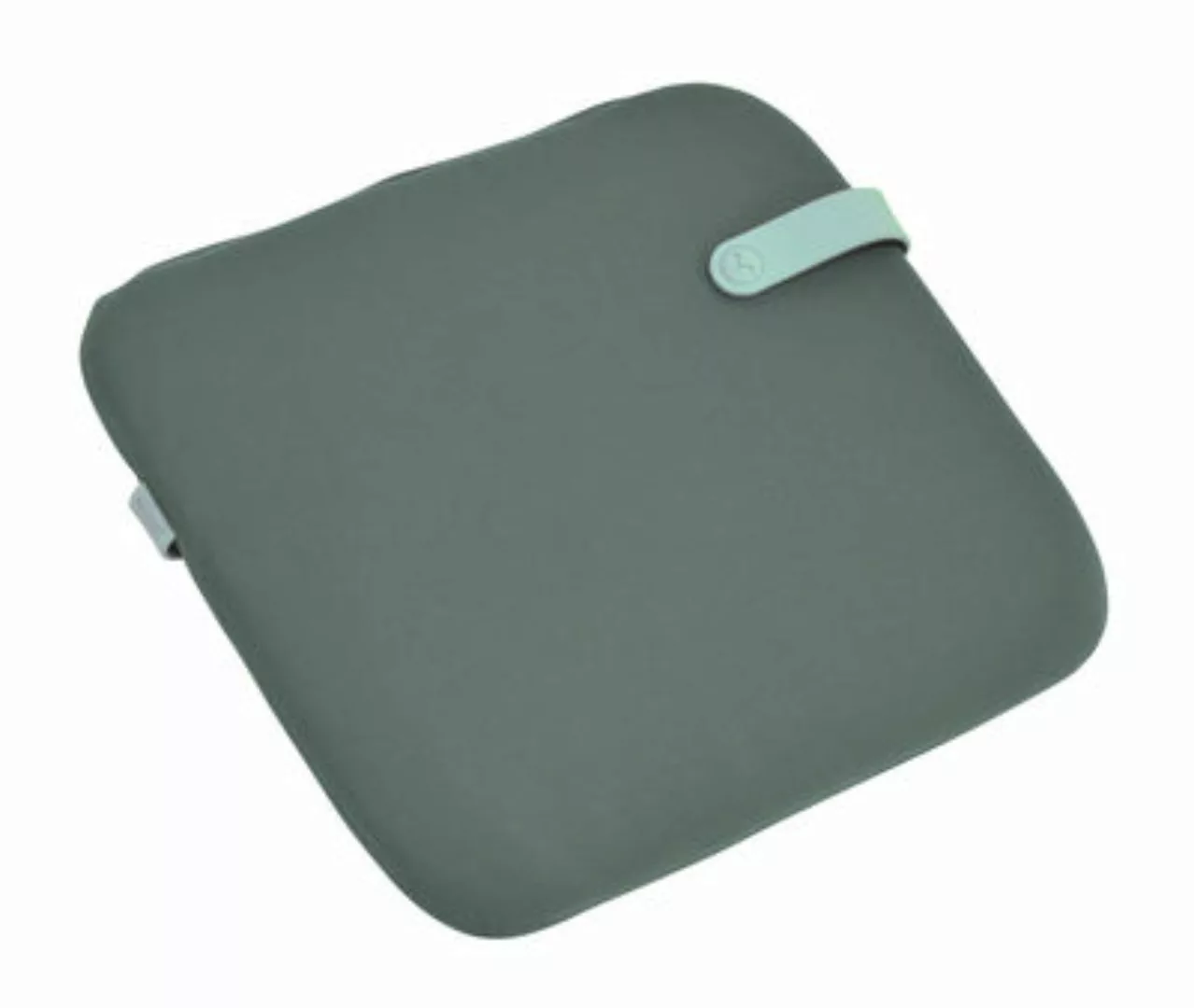 Sitzkissen Color Mix textil grün / 41 x 38 cm - Fermob - Grün günstig online kaufen