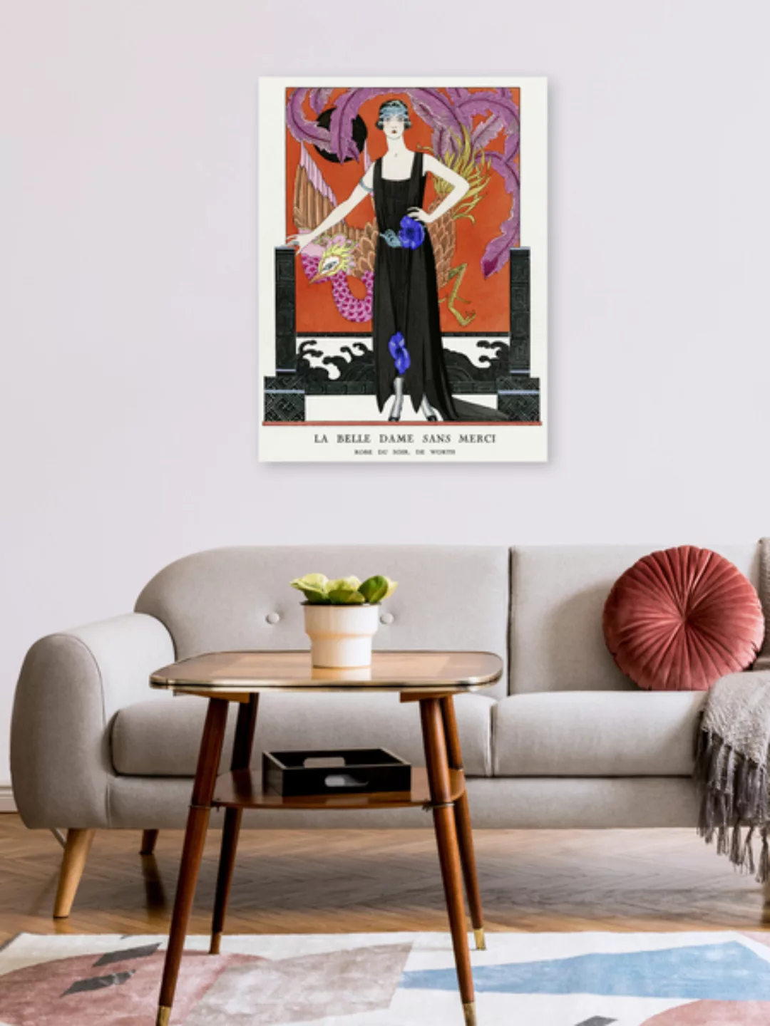 Poster / Leinwandbild - La Belle Dame Sans Merci Von George Barbier günstig online kaufen