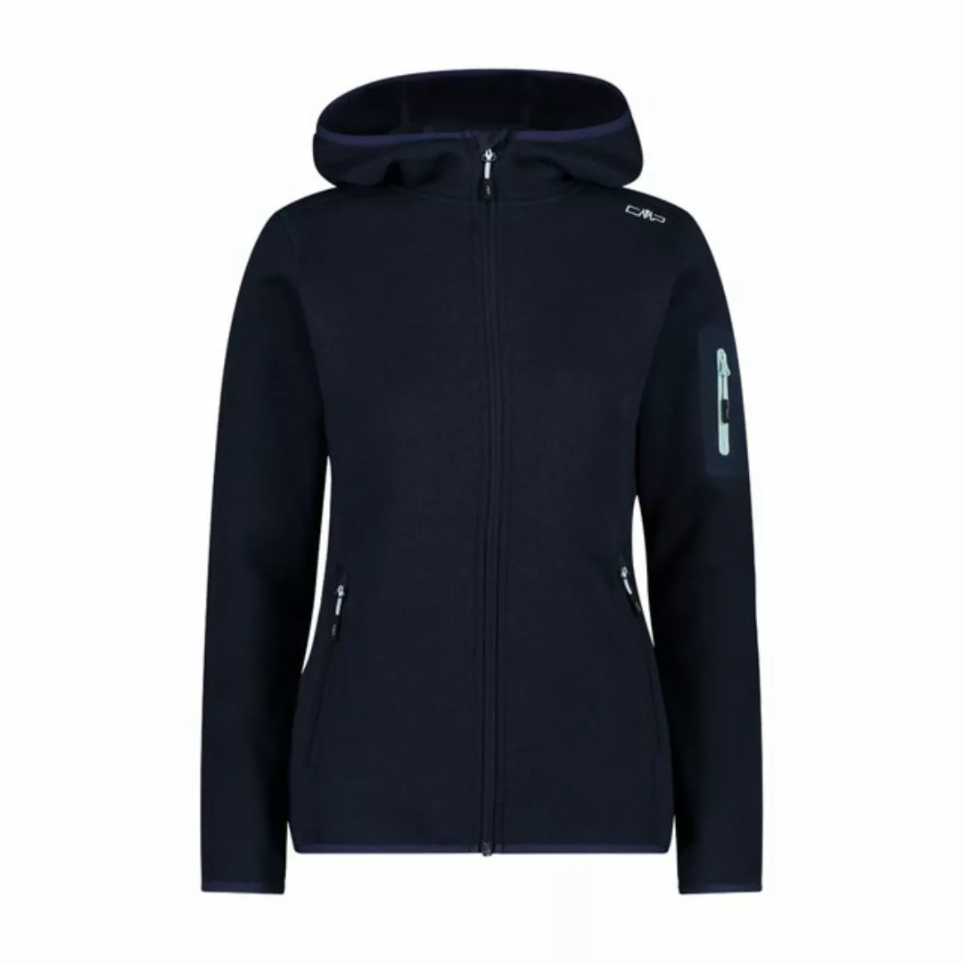 CMP Strickfleecejacke "KNITTED MELANGE HOODY WOMAN HOODY", (1 St.), mit Kap günstig online kaufen