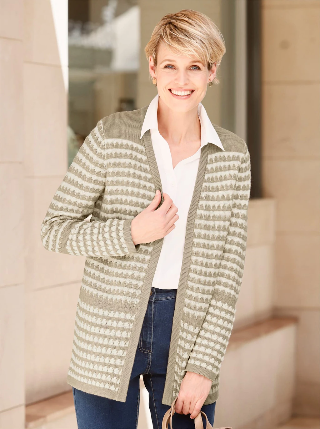 Classic Basics Longstrickjacke günstig online kaufen