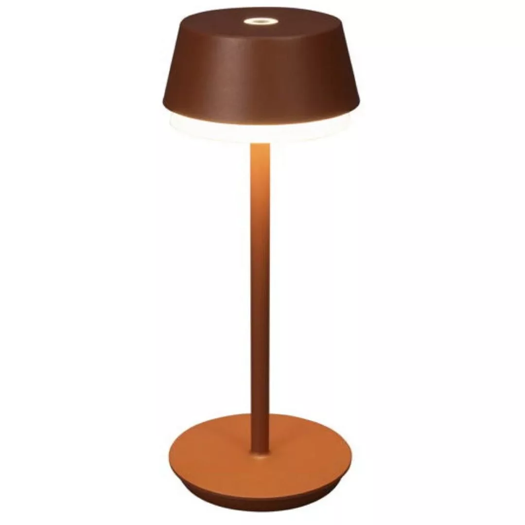 LED USB-Tischleuchte RGBW Lyon in Terracotta 2,5W 120lm IP54 günstig online kaufen