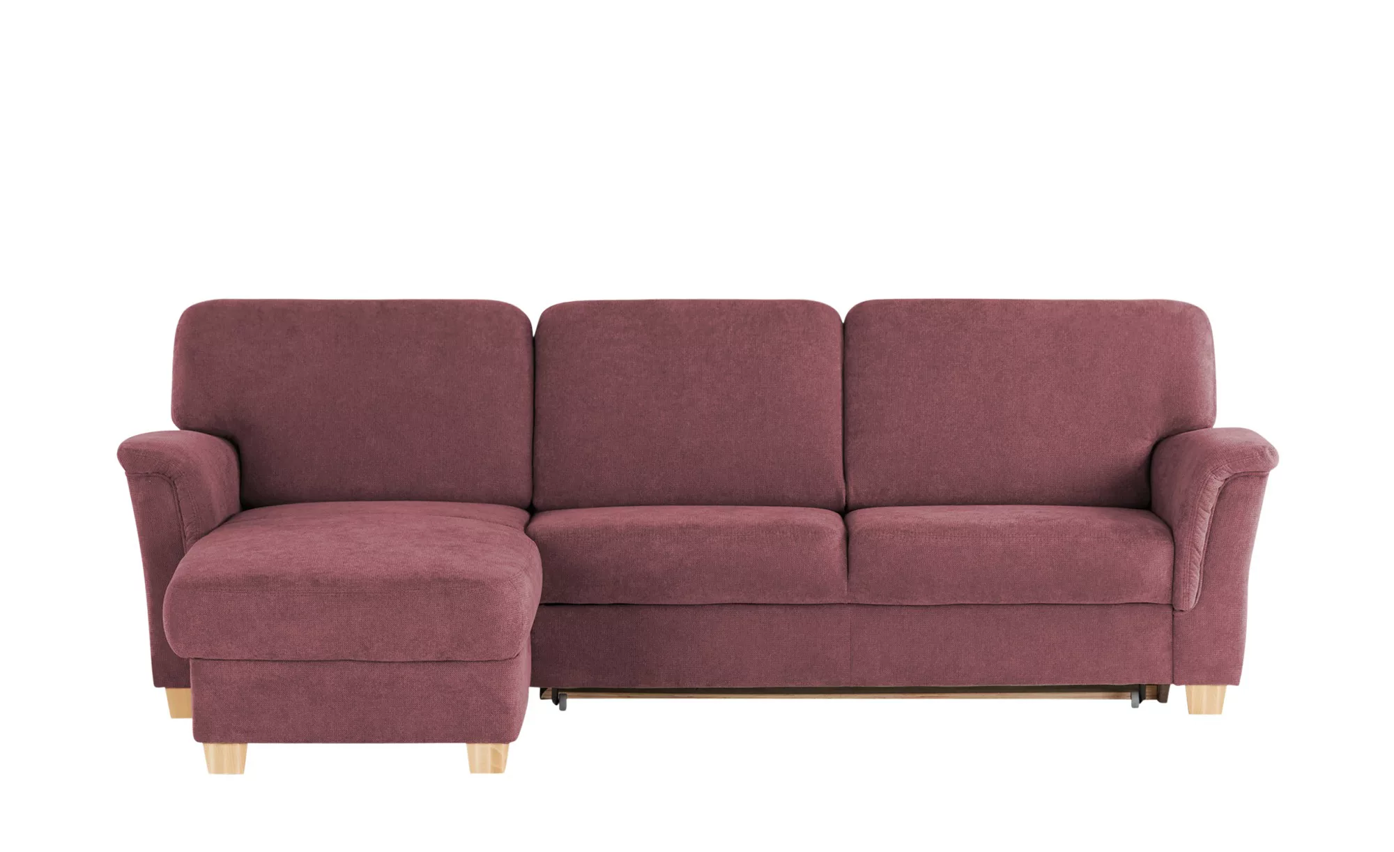 smart Ecksofa  Valencia ¦ rot ¦ Maße (cm): B: 269 H: 90 T: 173 Polstermöbel günstig online kaufen