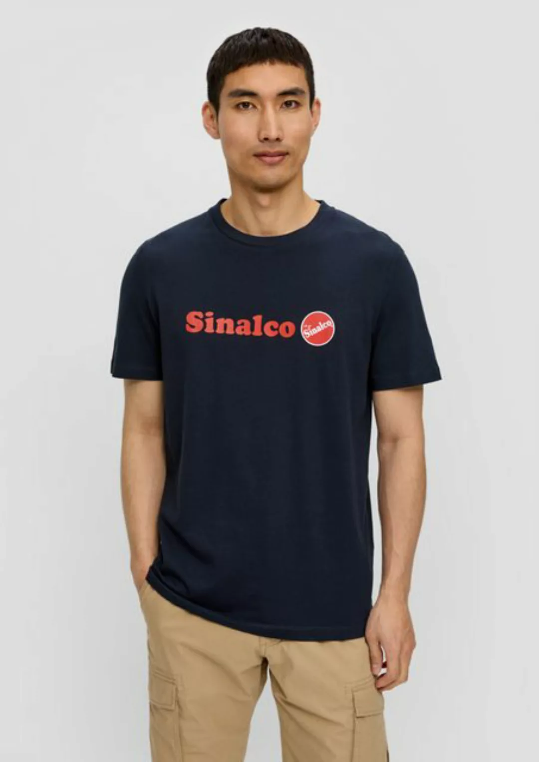 s.Oliver Kurzarmshirt T-Shirt mit Sinalco®-Print Artwork günstig online kaufen