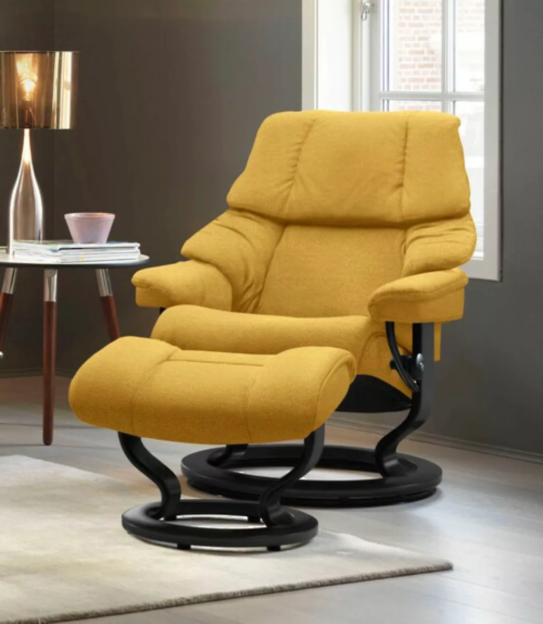 Stressless Fußhocker "Reno", mit Classic Base, Gestell Schwarz günstig online kaufen