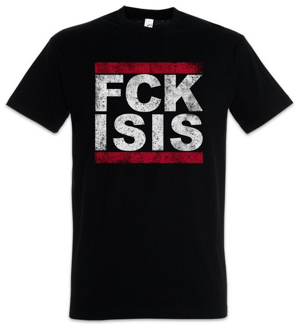 Urban Backwoods Print-Shirt Fuck Isis Herren T-Shirt Fck Run Dmc Pro Islam günstig online kaufen