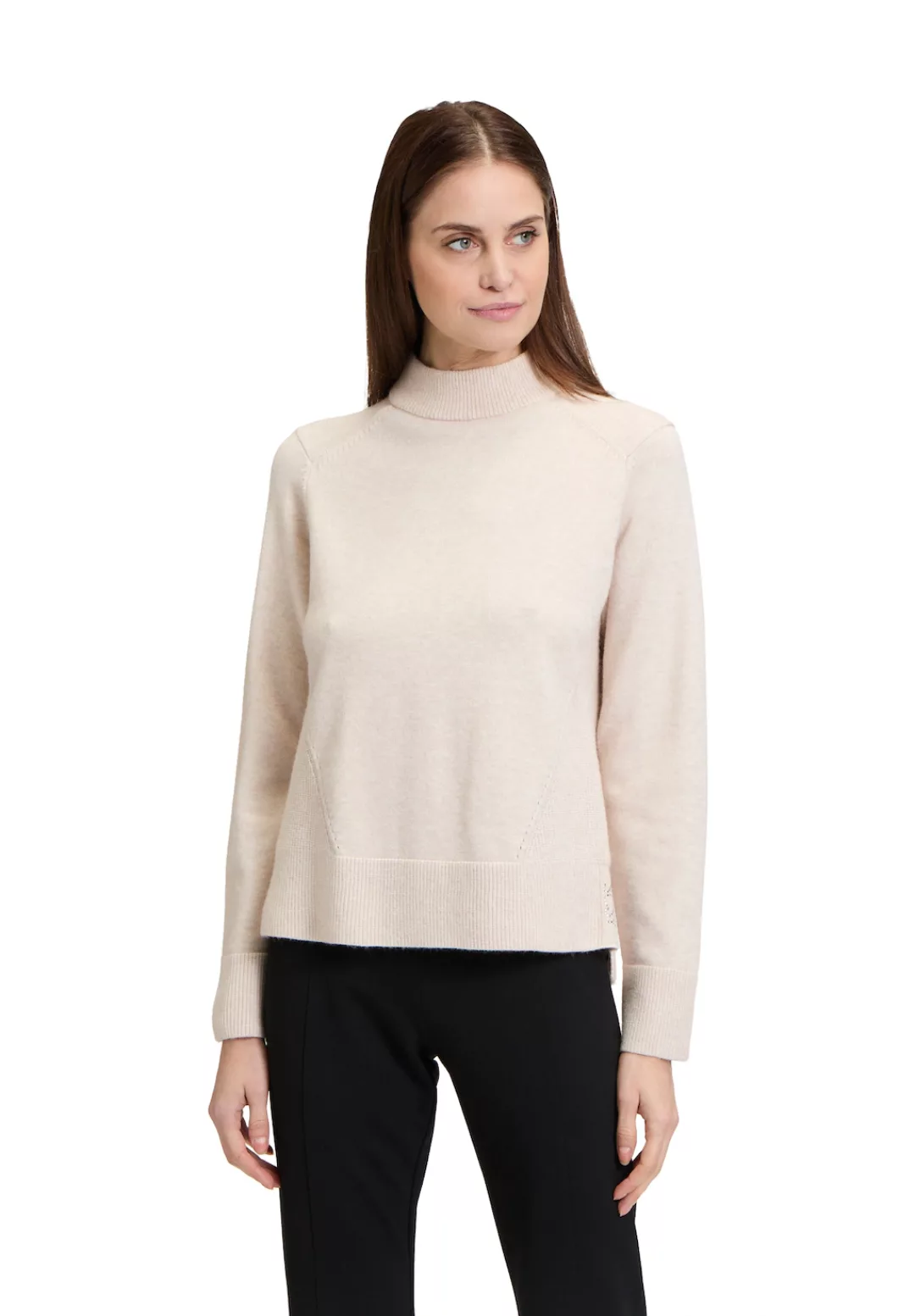Betty Barclay Strickpullover "Betty Barclay Damen Feinstrickpullover mit Ri günstig online kaufen
