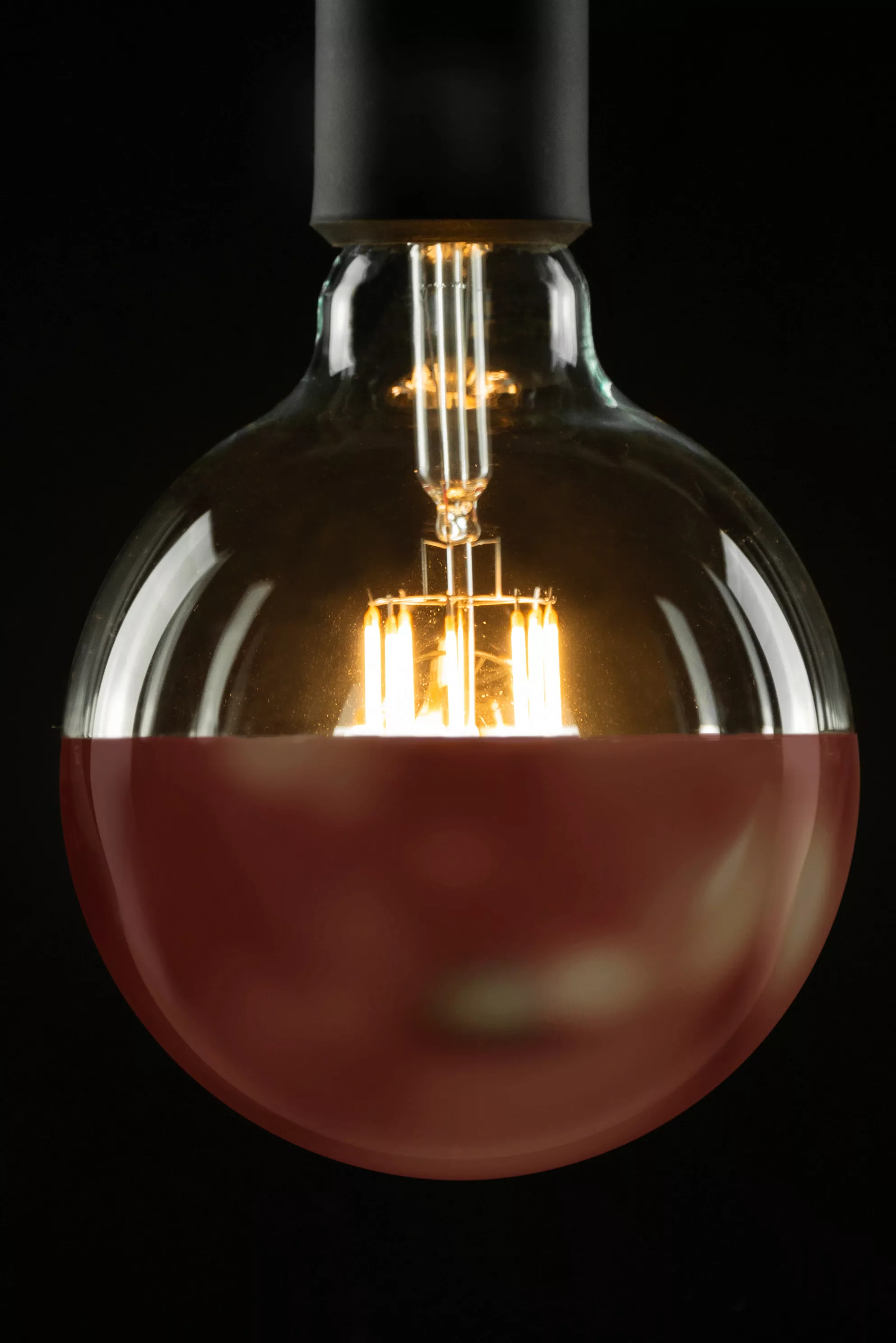 SEGULA LED-Leuchtmittel »LED Globe 125 Spiegelkopf Kupfer«, E27, Warmweiß günstig online kaufen