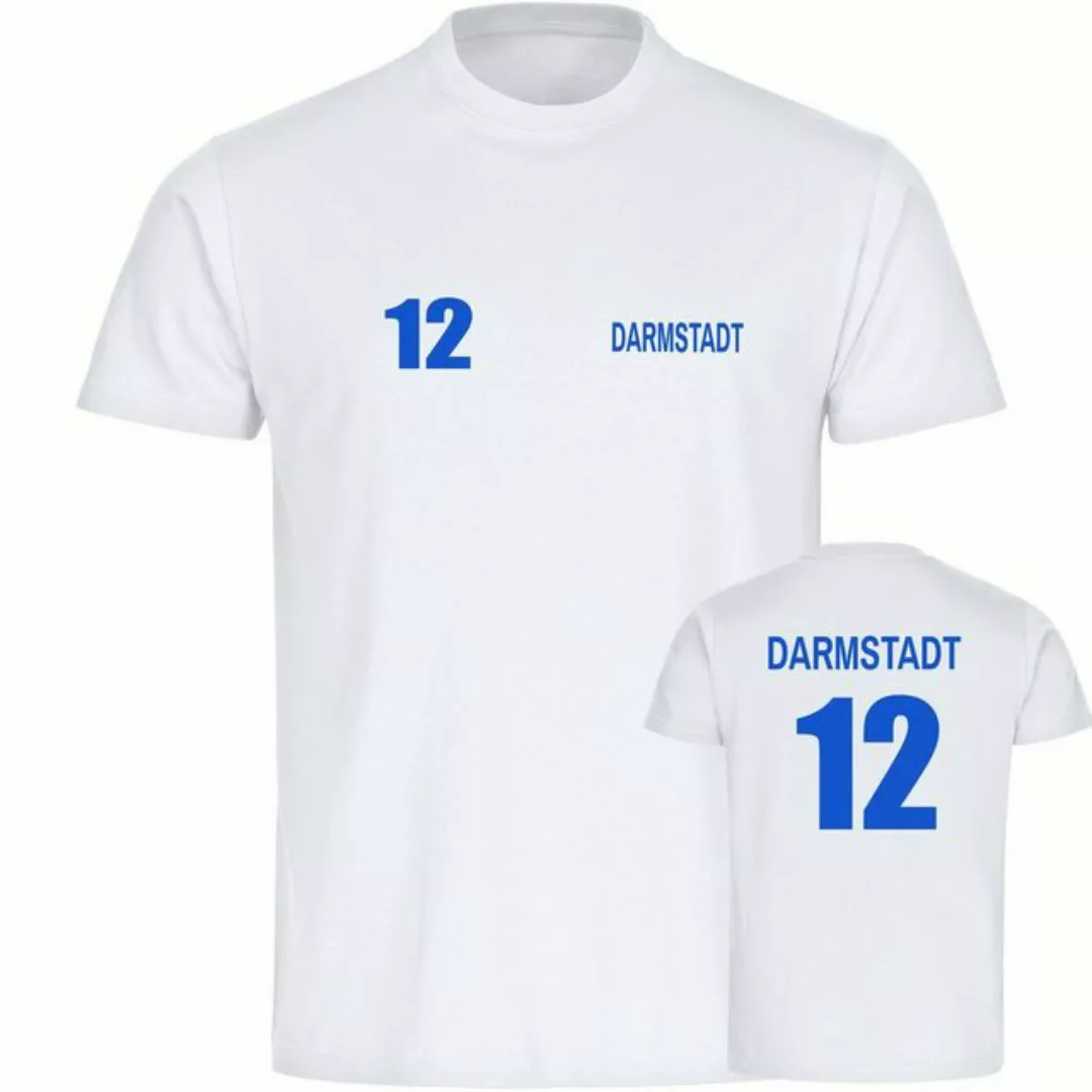 multifanshop T-Shirt Herren Darmstadt - Trikot 12 - Männer günstig online kaufen