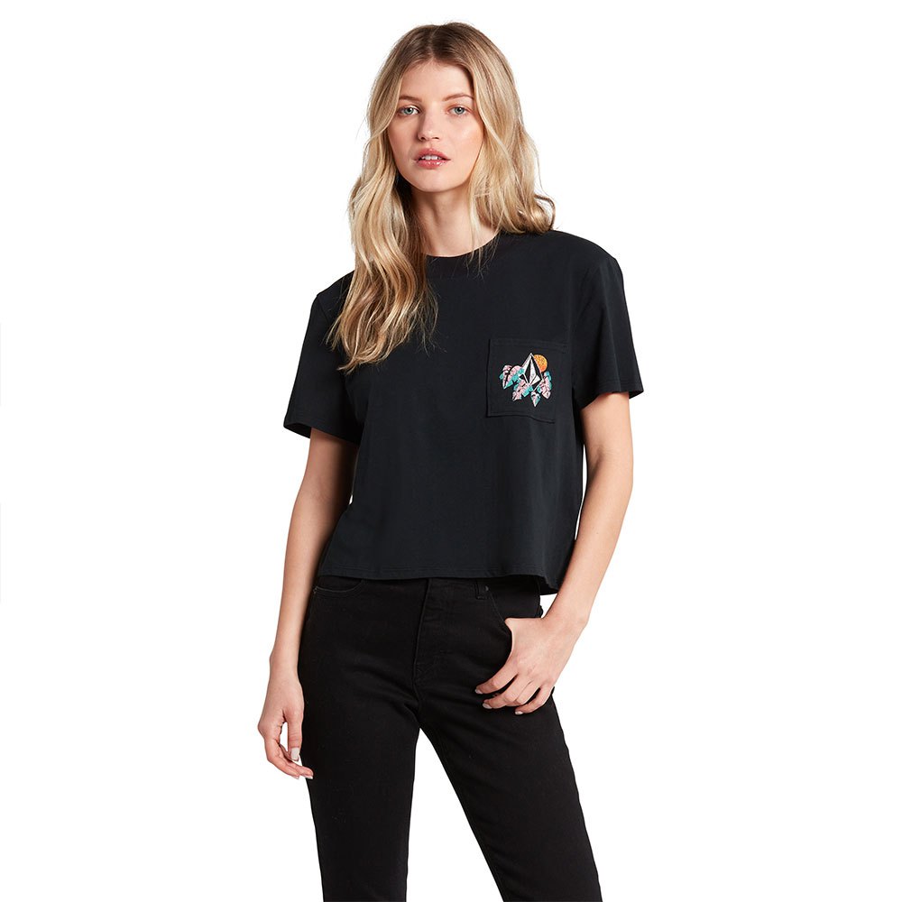 Volcom Pocket Dial Kurzarm Rundhalsausschnitt T-shirt S Black günstig online kaufen