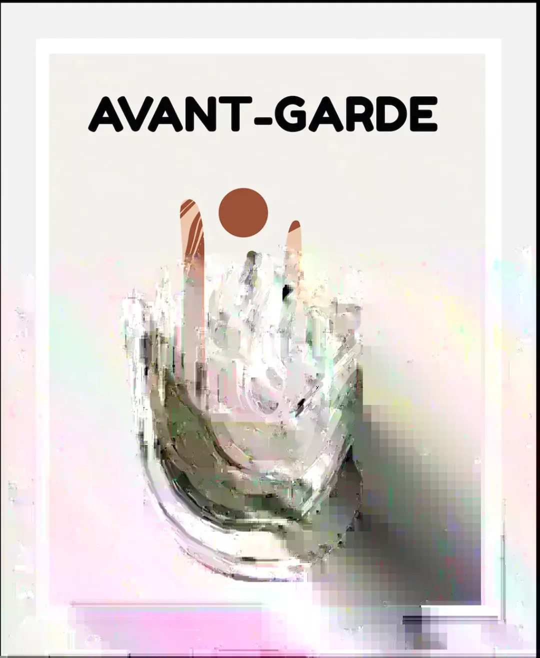 queence Bild "Avant-Garde", (1 St.), HD Premium Poster-Druck inkl. Holzrahm günstig online kaufen