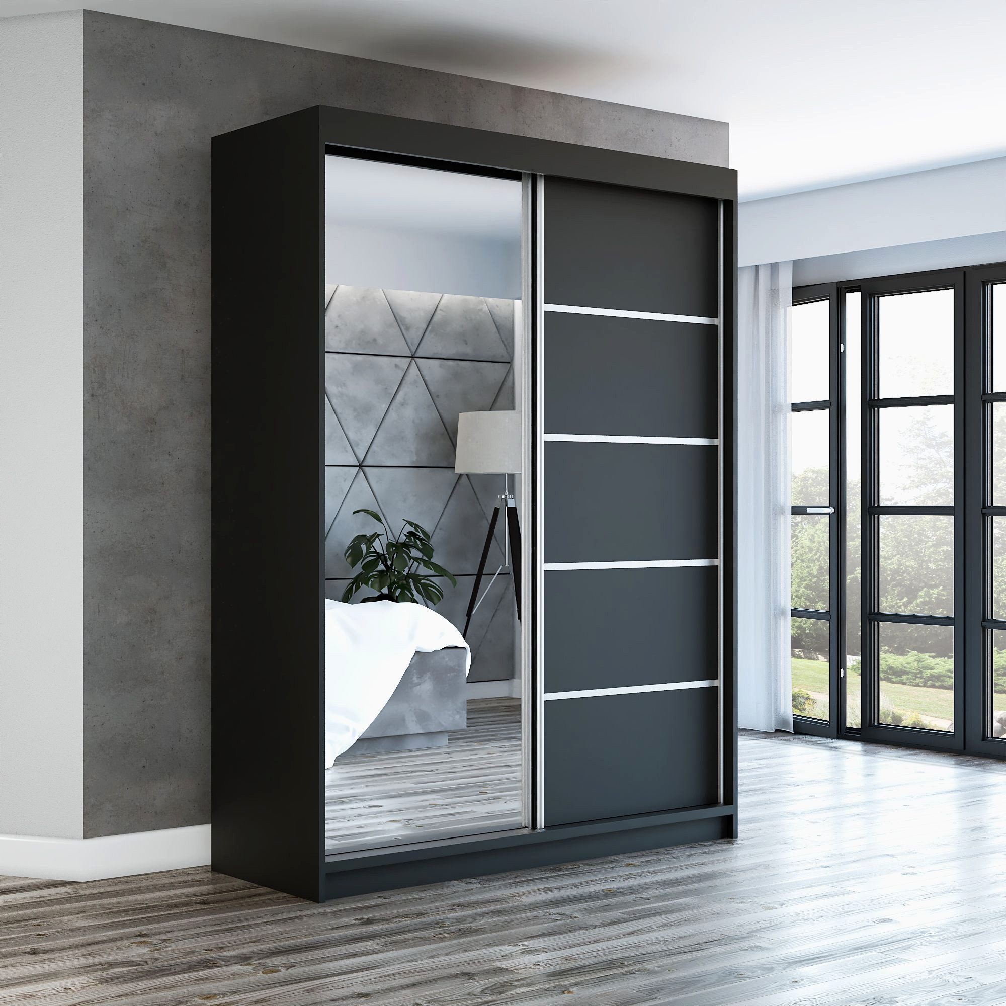 A&J MöbelLand GmbH Schwebetürenschrank GAP 160 günstig online kaufen