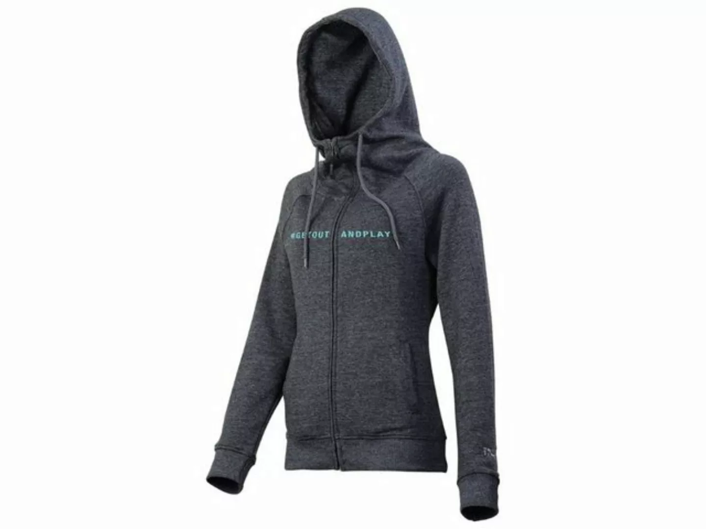 IXS Kapuzenpullover Hoodies iXS Getoutandplay - Damen Hoodie - Grau/Hellbla günstig online kaufen