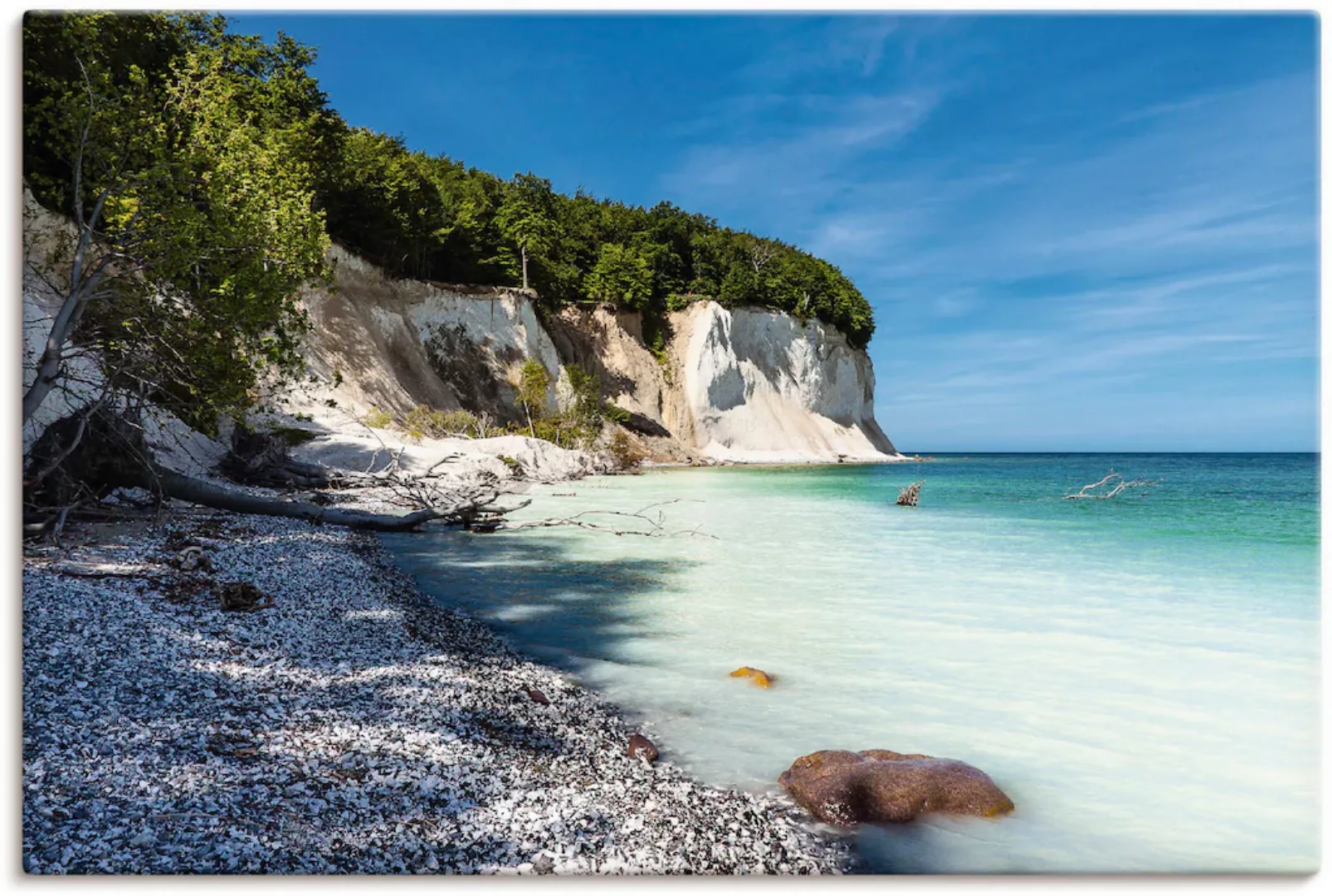 Artland Wandbild "Kreidefelsen auf der Insel Rügen III", Küste, (1 St.), al günstig online kaufen