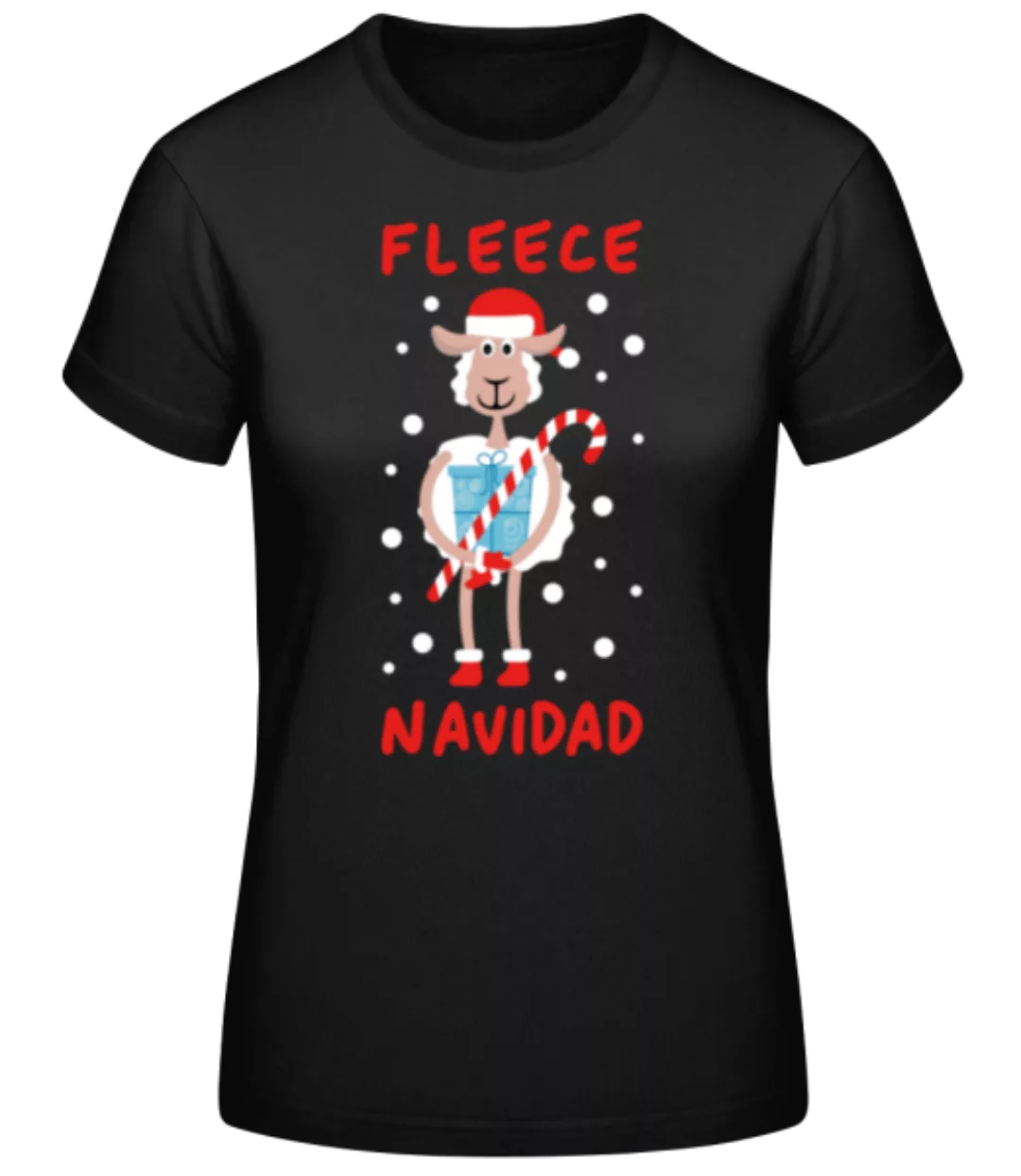 Fleece Navidad · Frauen Basic T-Shirt günstig online kaufen