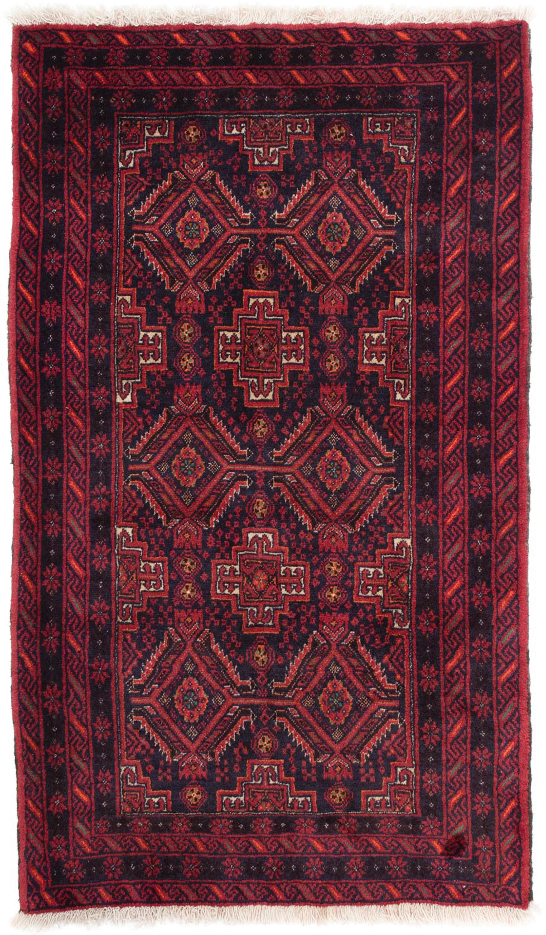 morgenland Orientteppich »Belutsch - 169 x 136 cm - dunkelrot«, rechteckig günstig online kaufen