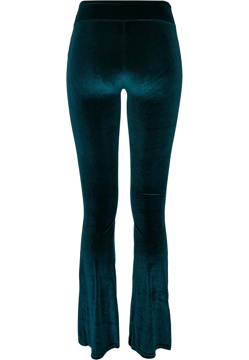 URBAN CLASSICS Leggings "Urban Classics Damen Ladies High Waist Velvet Boot günstig online kaufen