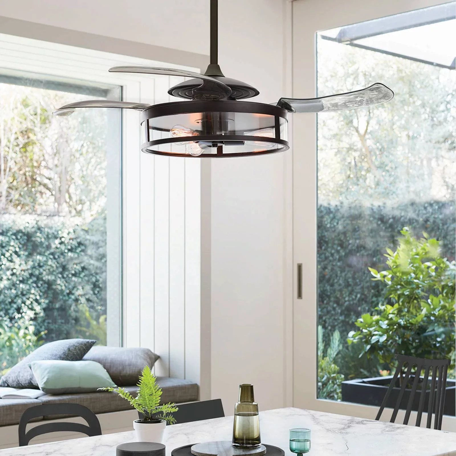 Beacon Deckenventilator Fanaway Classic Licht schwarz leise günstig online kaufen