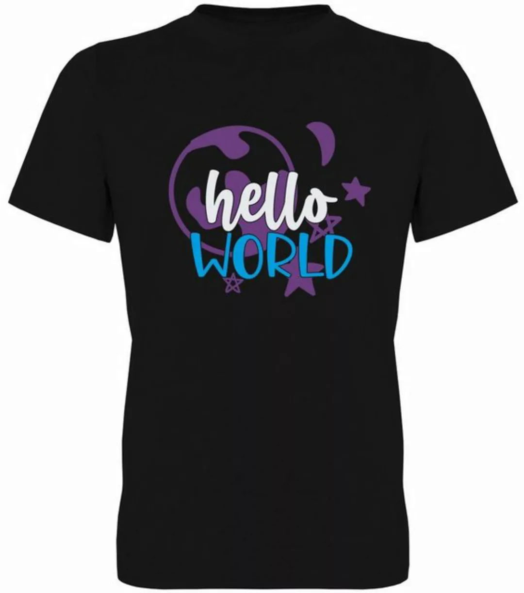 G-graphics T-Shirt Hello World Herren T-Shirt, mit Frontprint, mit Spruch / günstig online kaufen