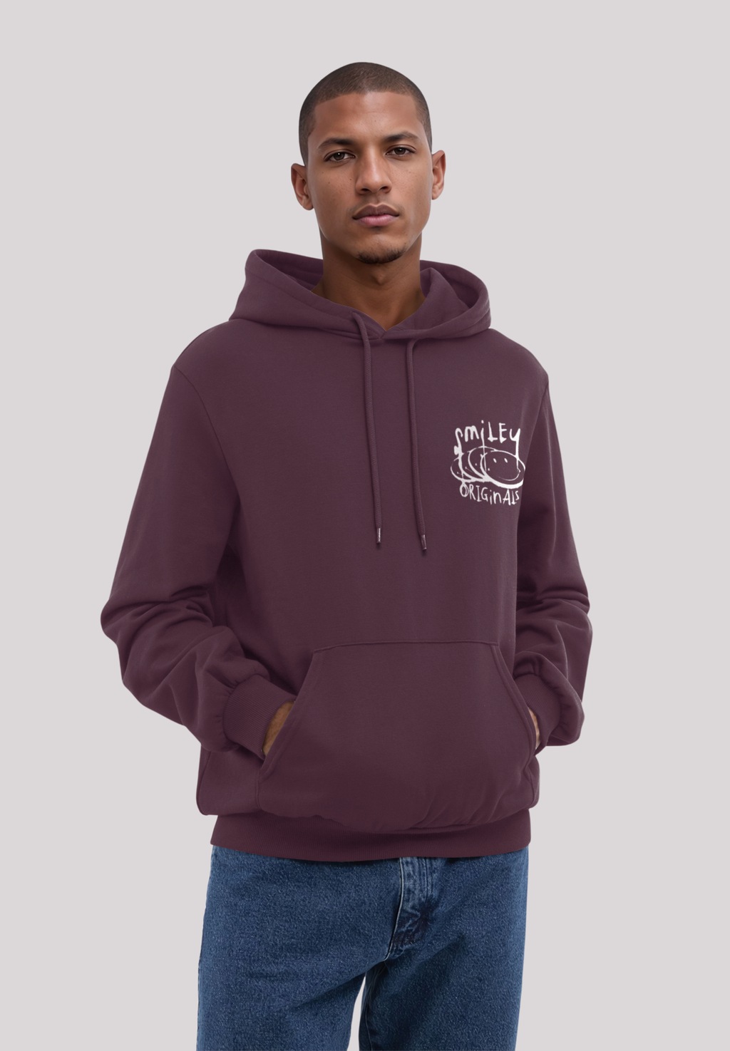 F4NT4STIC Kapuzenpullover "Smiley Originals Punk Drippy Streetwear Graphic" günstig online kaufen