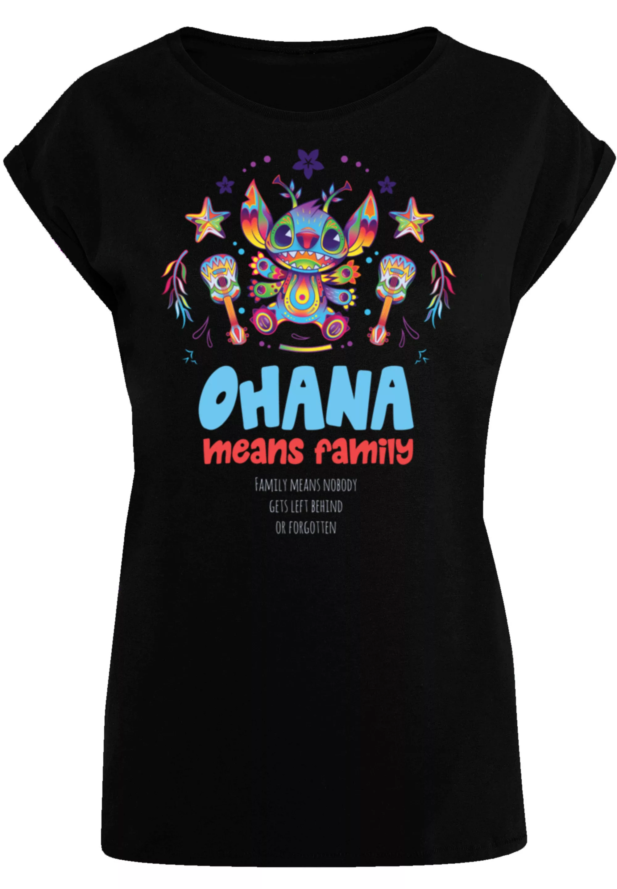 F4NT4STIC T-Shirt "Disney Lilo & Stitch Ohana Mexico", Premium Qualität günstig online kaufen