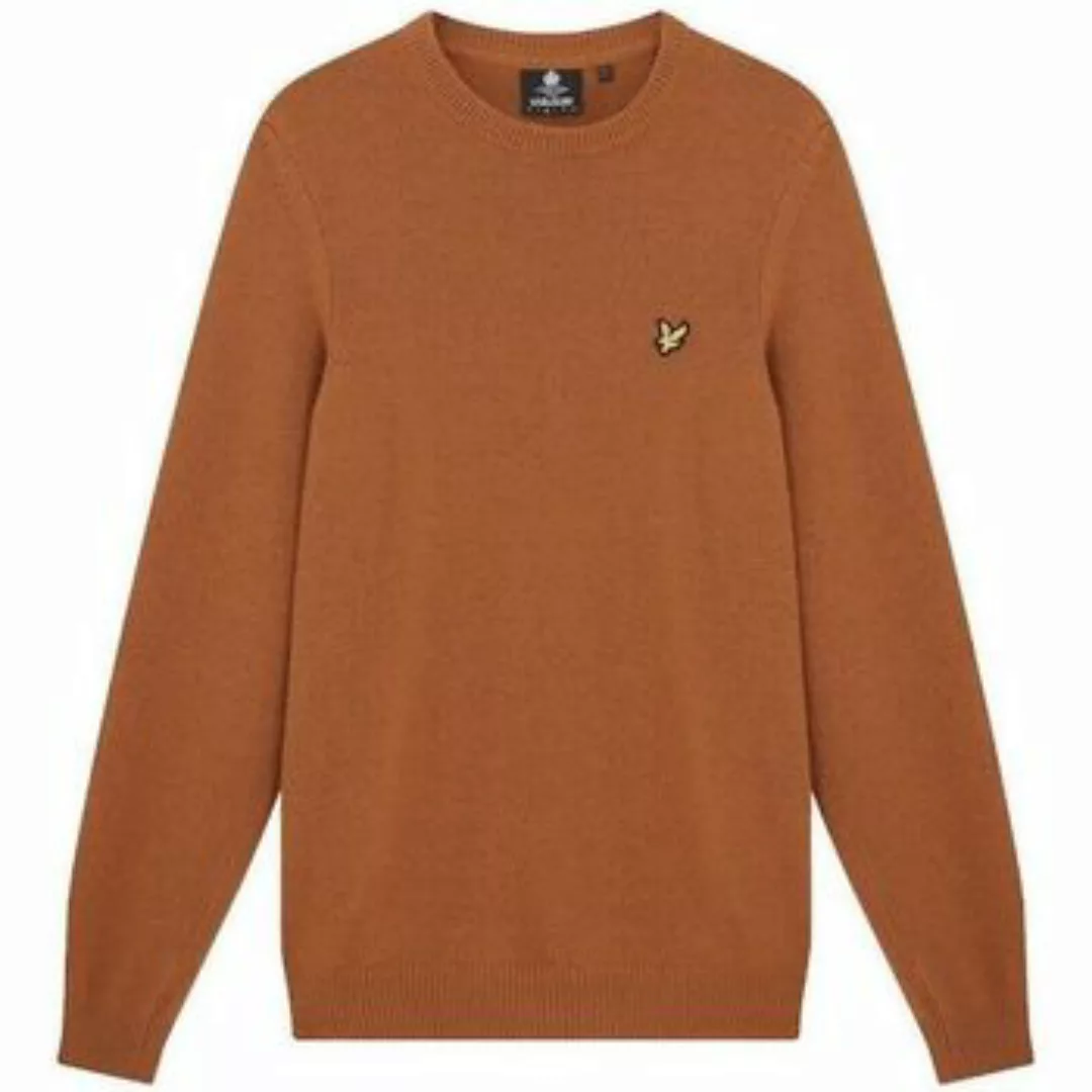 Lyle & Scott  Pullover KN921VF CREW NECK LAMBSWOOL-W805 VICTORY ORANGE günstig online kaufen