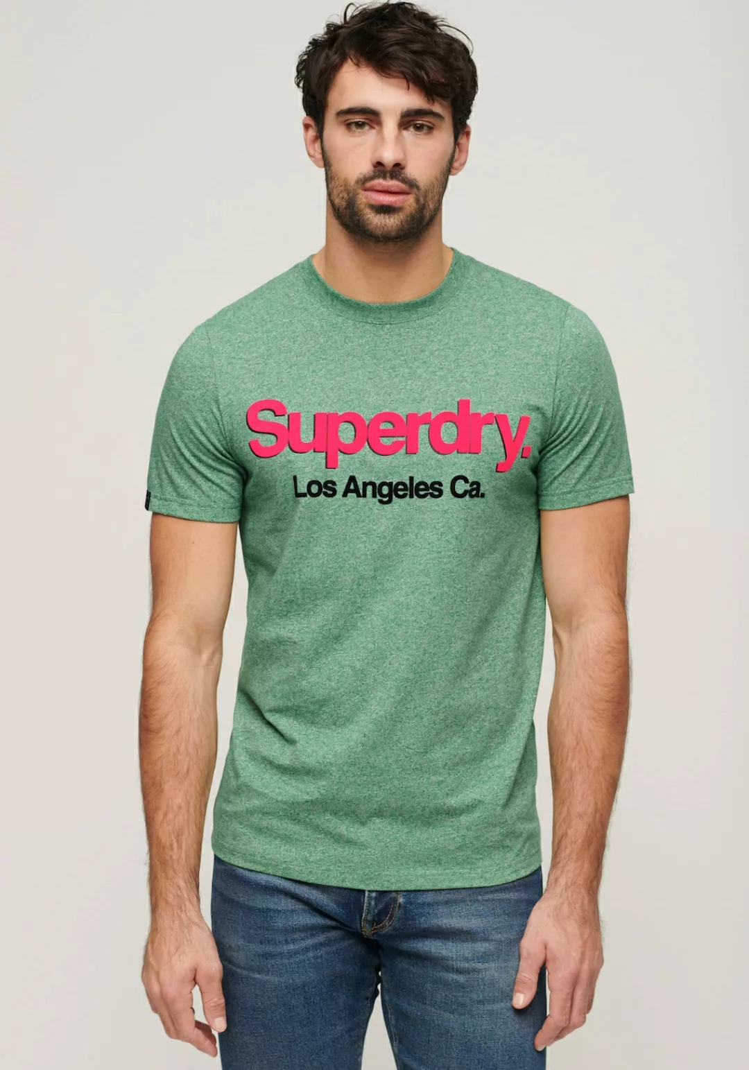 Superdry Print-Shirt SD-CORE LOGO CLASSIC WASHED TEE günstig online kaufen